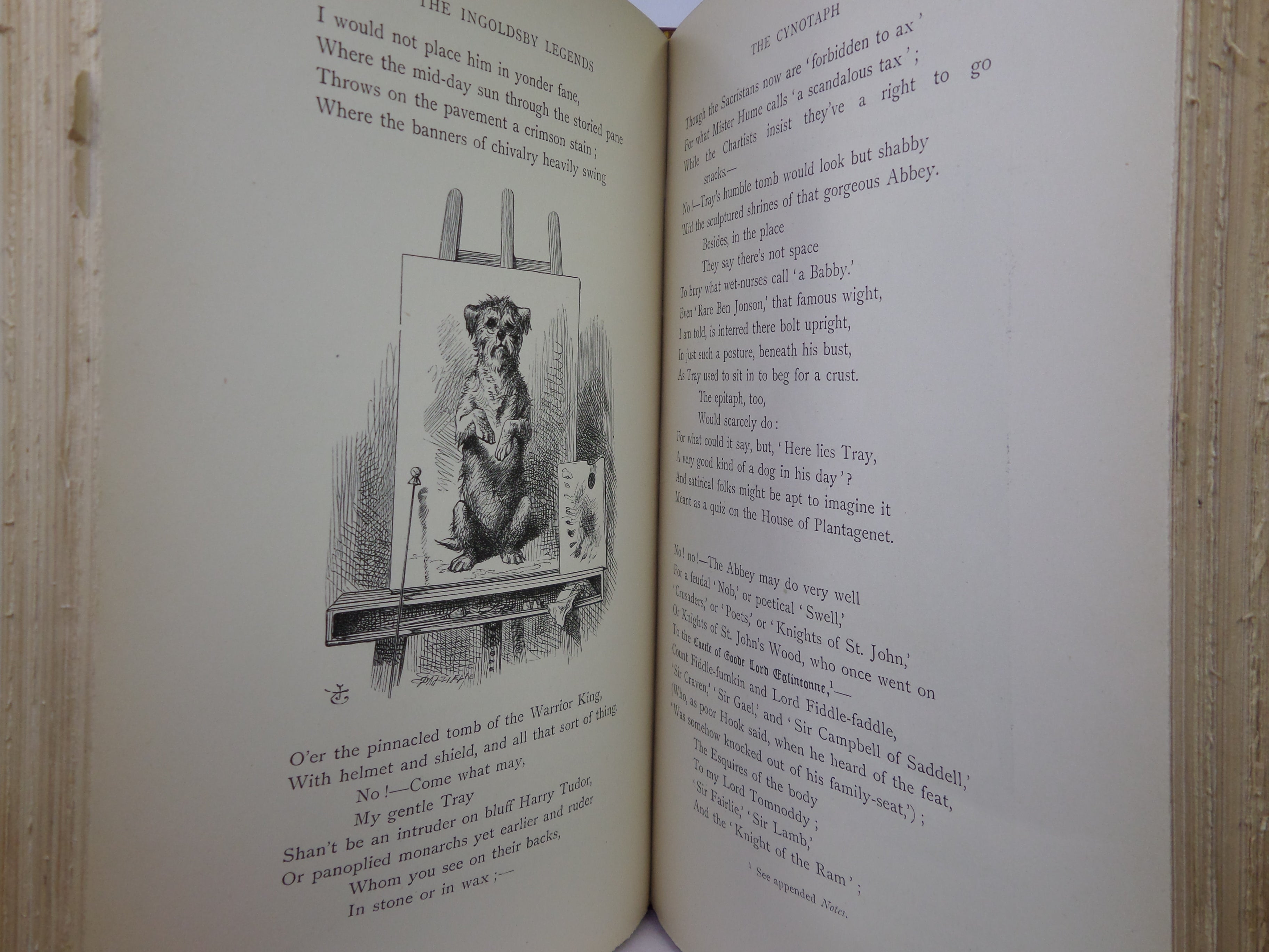 THE INGOLDSBY LEGENDS 1894 LEATHER BOUND BY DENNY IN THREE VOLUMES