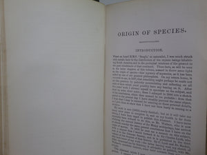 THE ORIGIN OF SPECIES BY MEANS OF NATURAL SELECTION 1878 CHARLES DARWIN