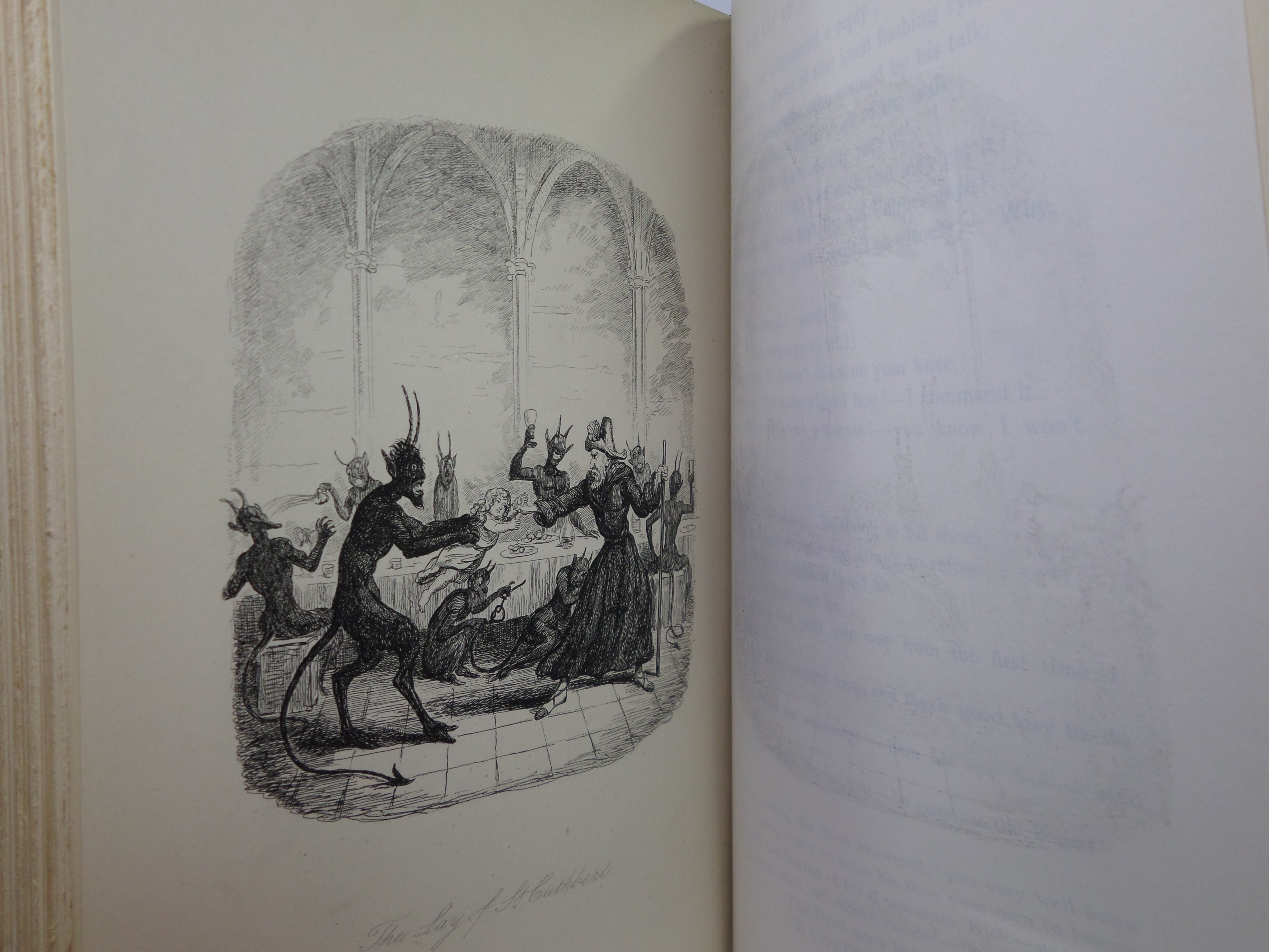 THE INGOLDSBY LEGENDS 1894 LEATHER BOUND BY DENNY IN THREE VOLUMES