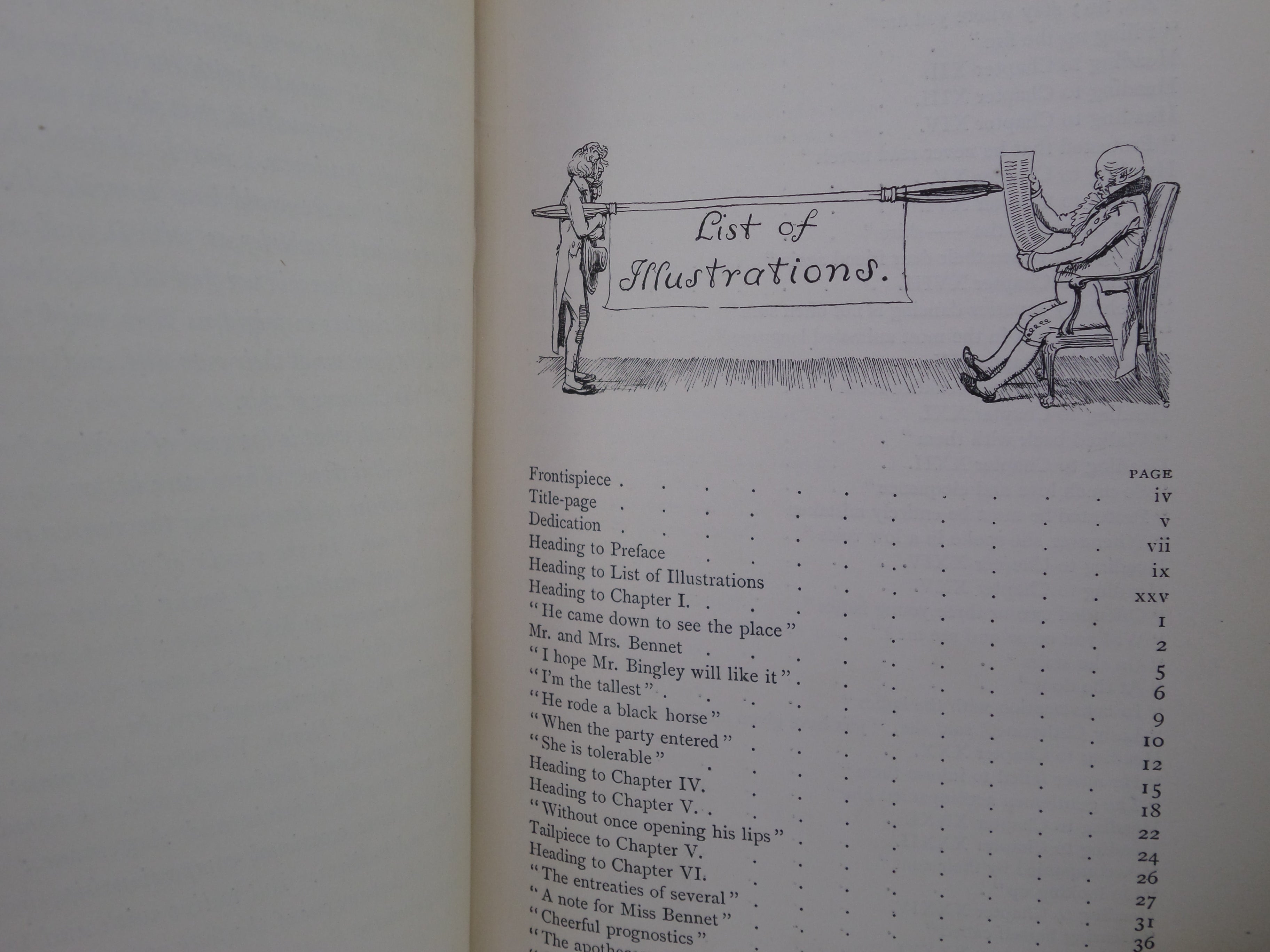 PRIDE AND PREJUDICE BY JANE AUSTEN 1894 FIRST PEACOCK EDITION, HUGH THOMSON ILLS