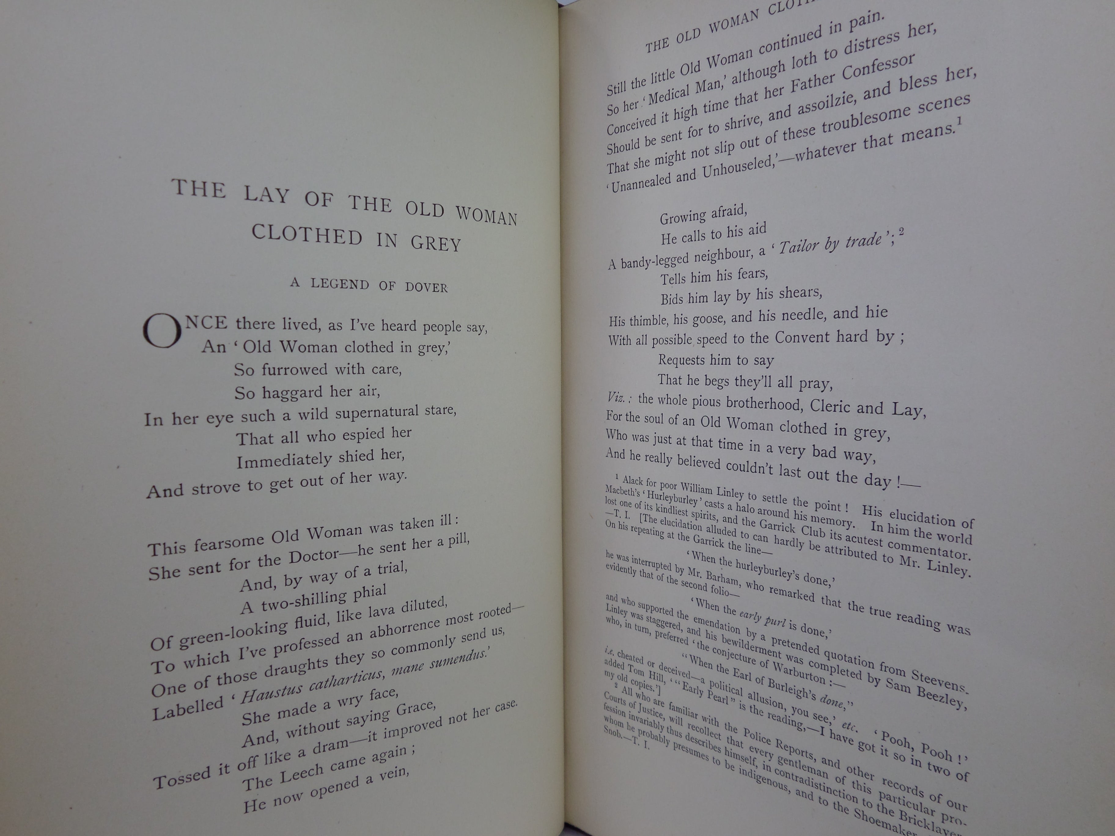 THE INGOLDSBY LEGENDS 1894 LEATHER BOUND BY DENNY IN THREE VOLUMES