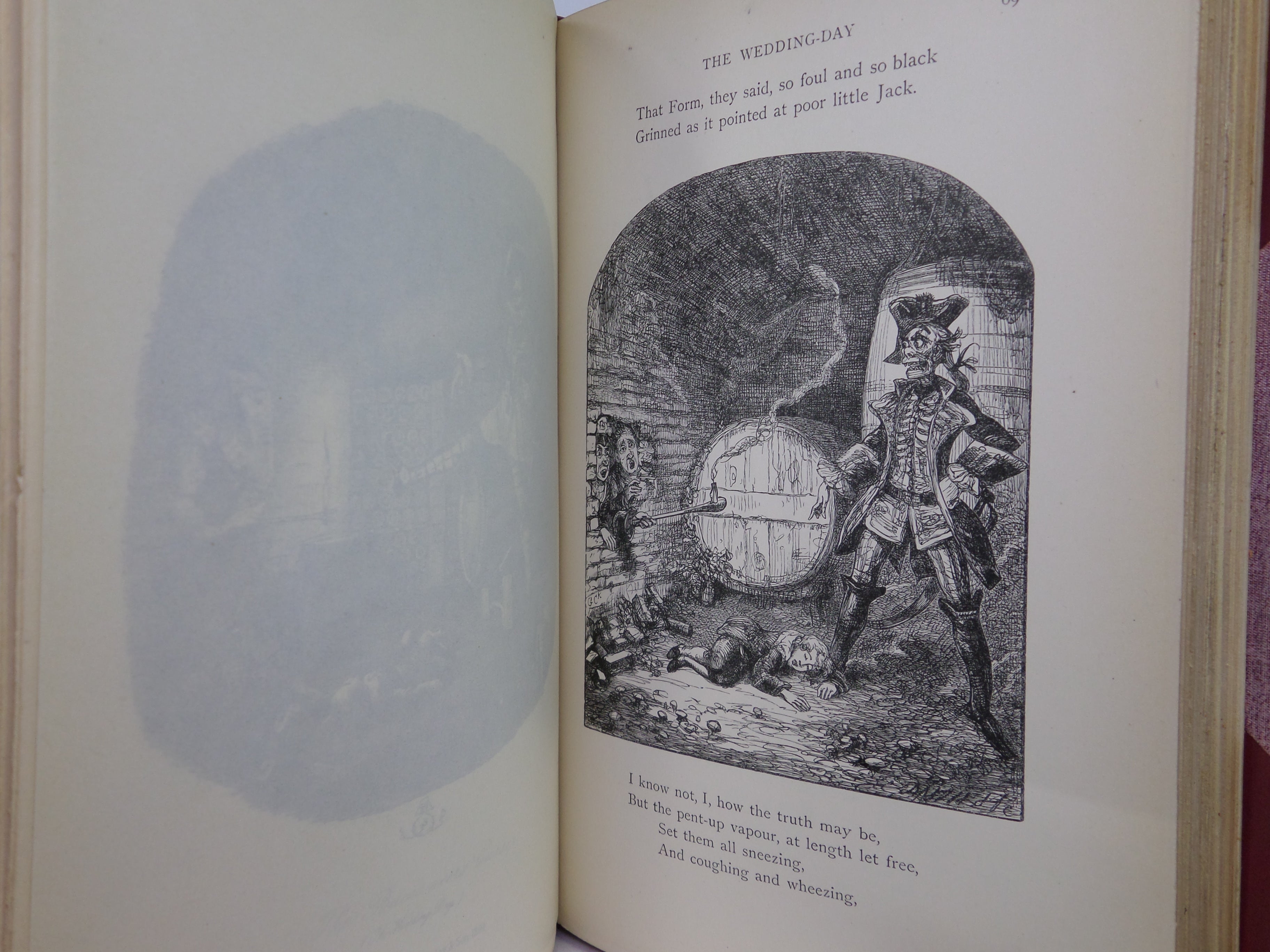 THE INGOLDSBY LEGENDS 1894 LEATHER BOUND BY DENNY IN THREE VOLUMES