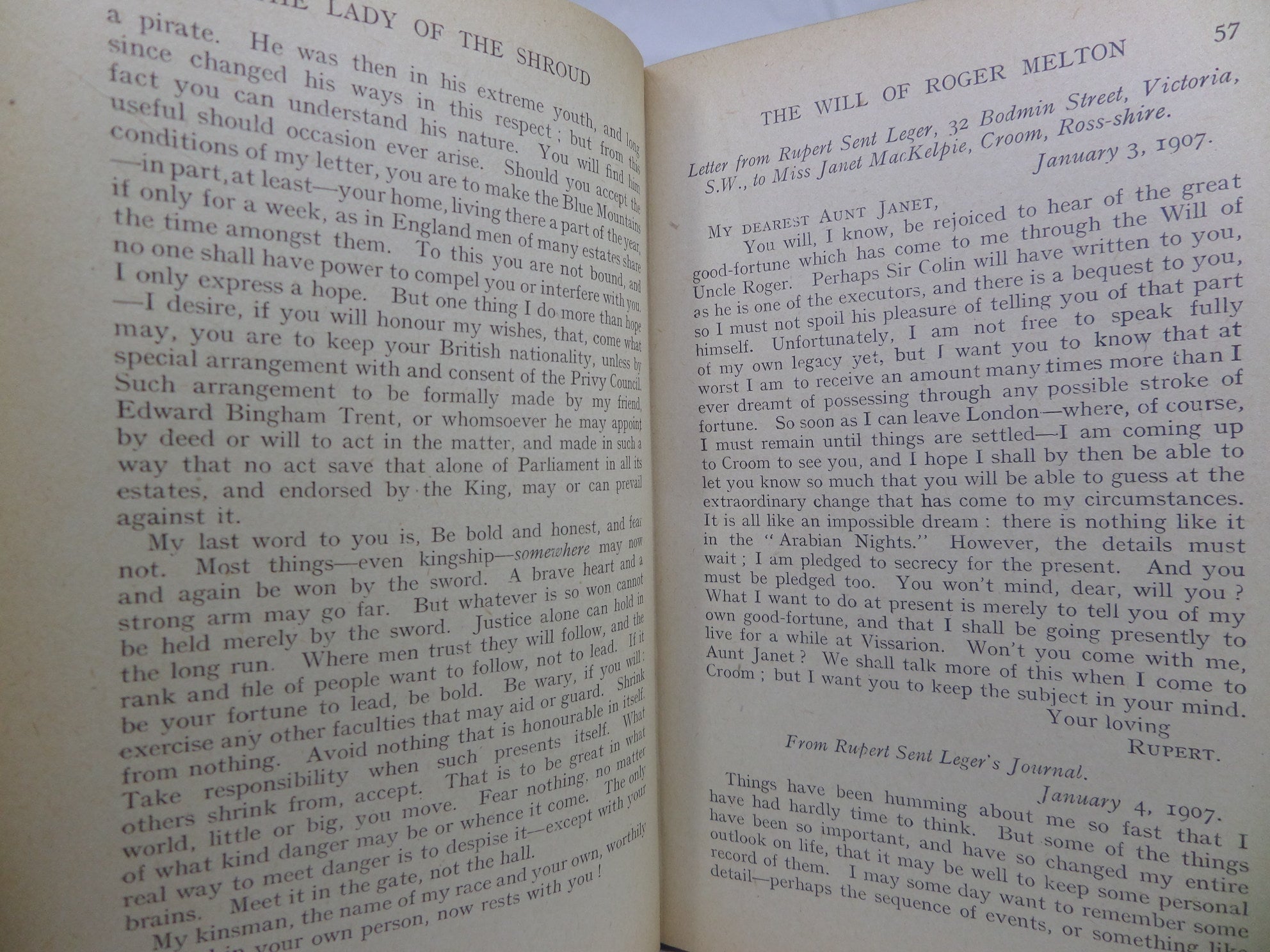 THE LADY OF THE SHROUD BY BRAM STOKER 1909