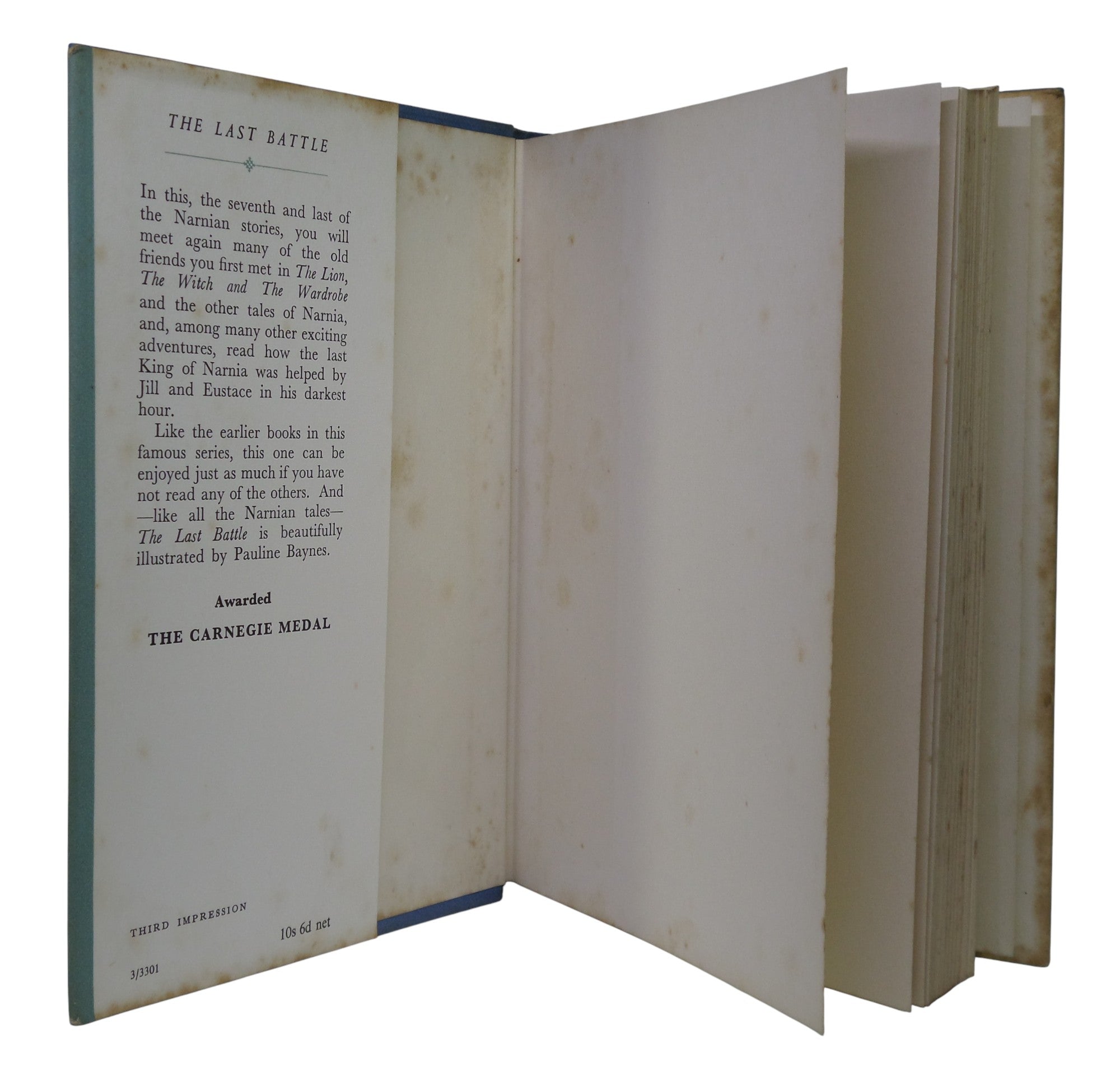 THE LAST BATTLE BY C. S. LEWIS 1961