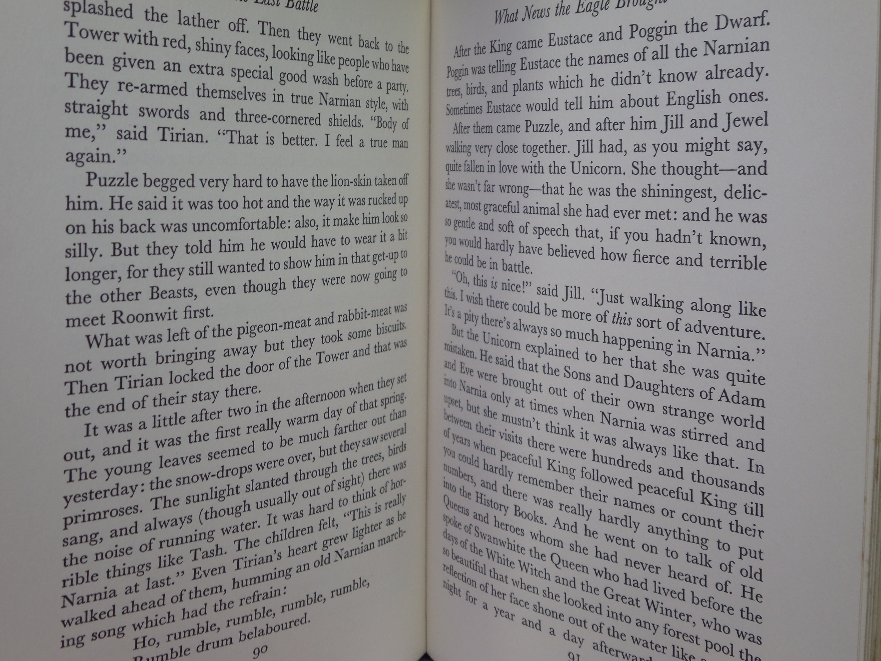 THE LAST BATTLE BY C. S. LEWIS 1961