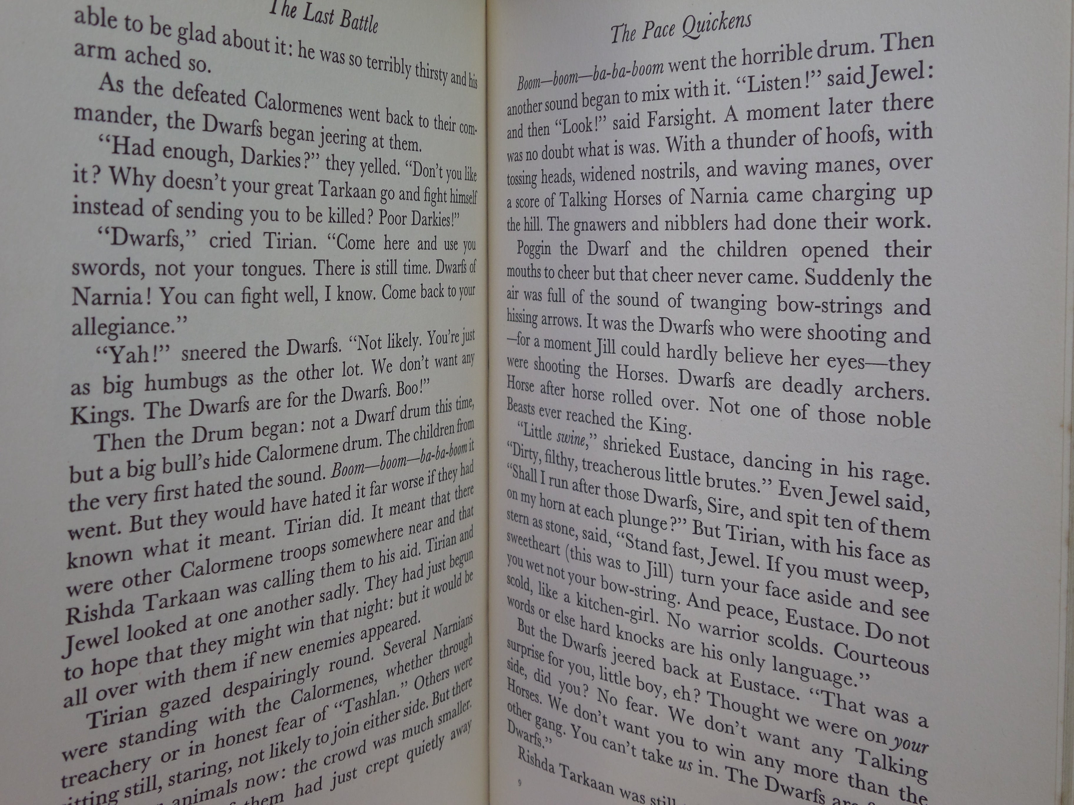 THE LAST BATTLE BY C. S. LEWIS 1961