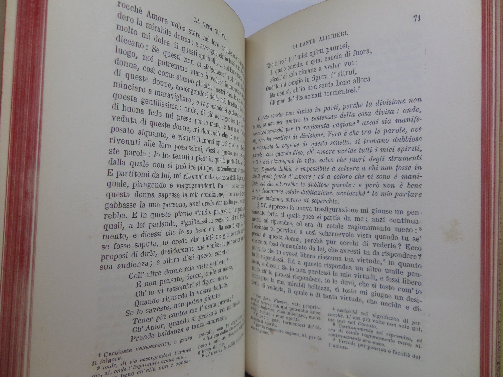 LA VITA NUOVA BY DANTE ALIGHIERI 1892 FINE VELLUM BINDING BY GIULIO GI ...