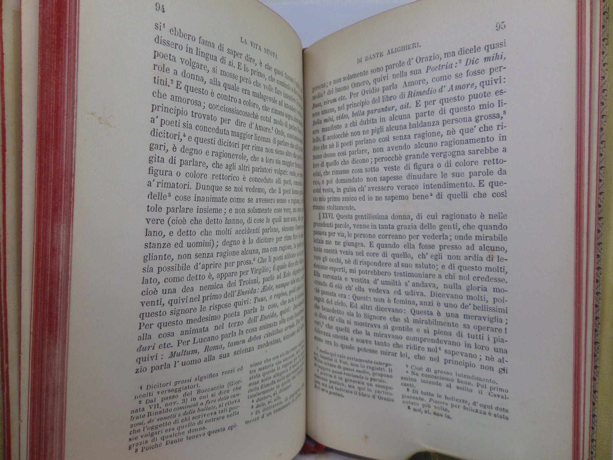 LA VITA NUOVA BY DANTE ALIGHIERI 1892 FINE VELLUM BINDING BY GIULIO GI ...