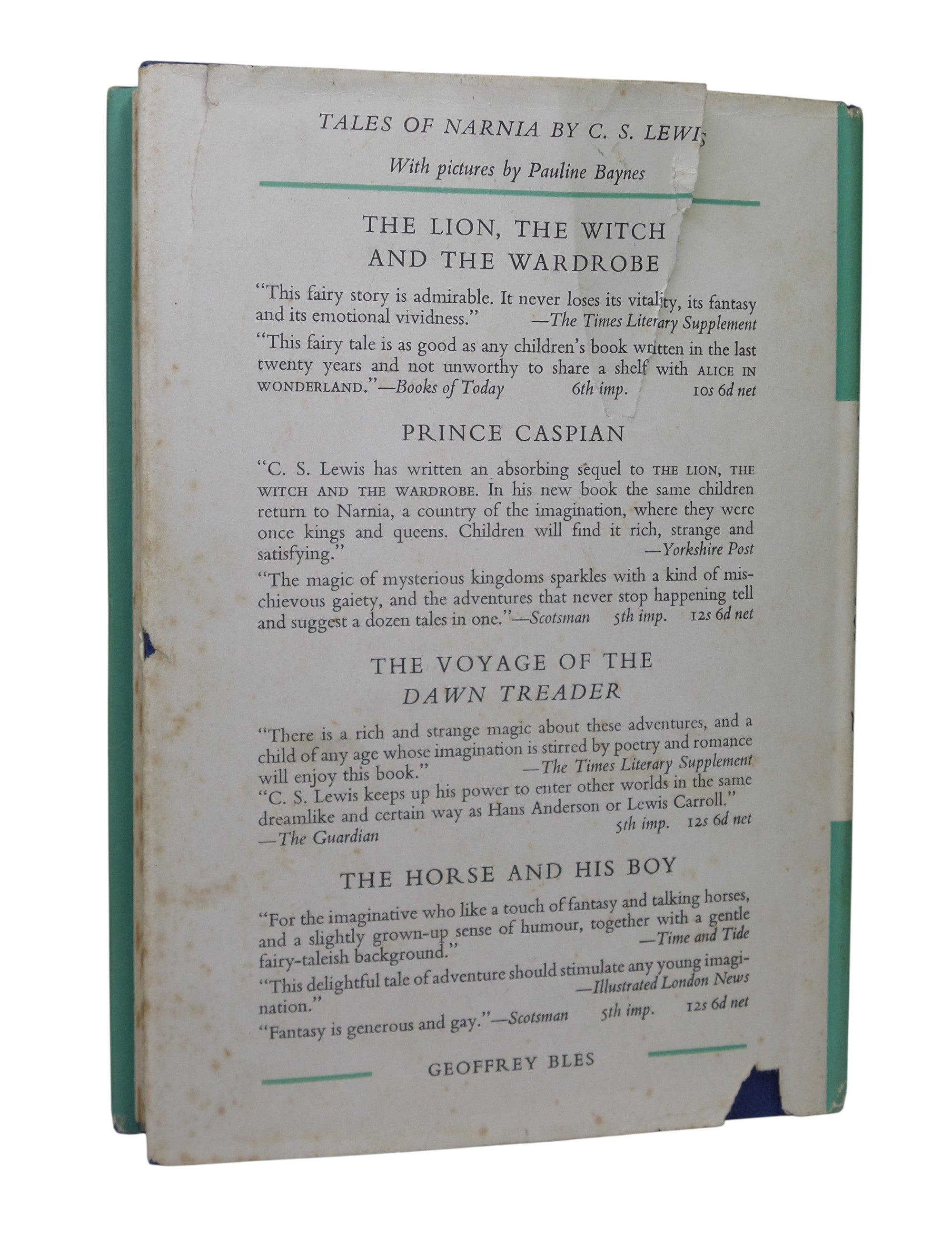 THE SILVER CHAIR BY C. S. LEWIS 1964