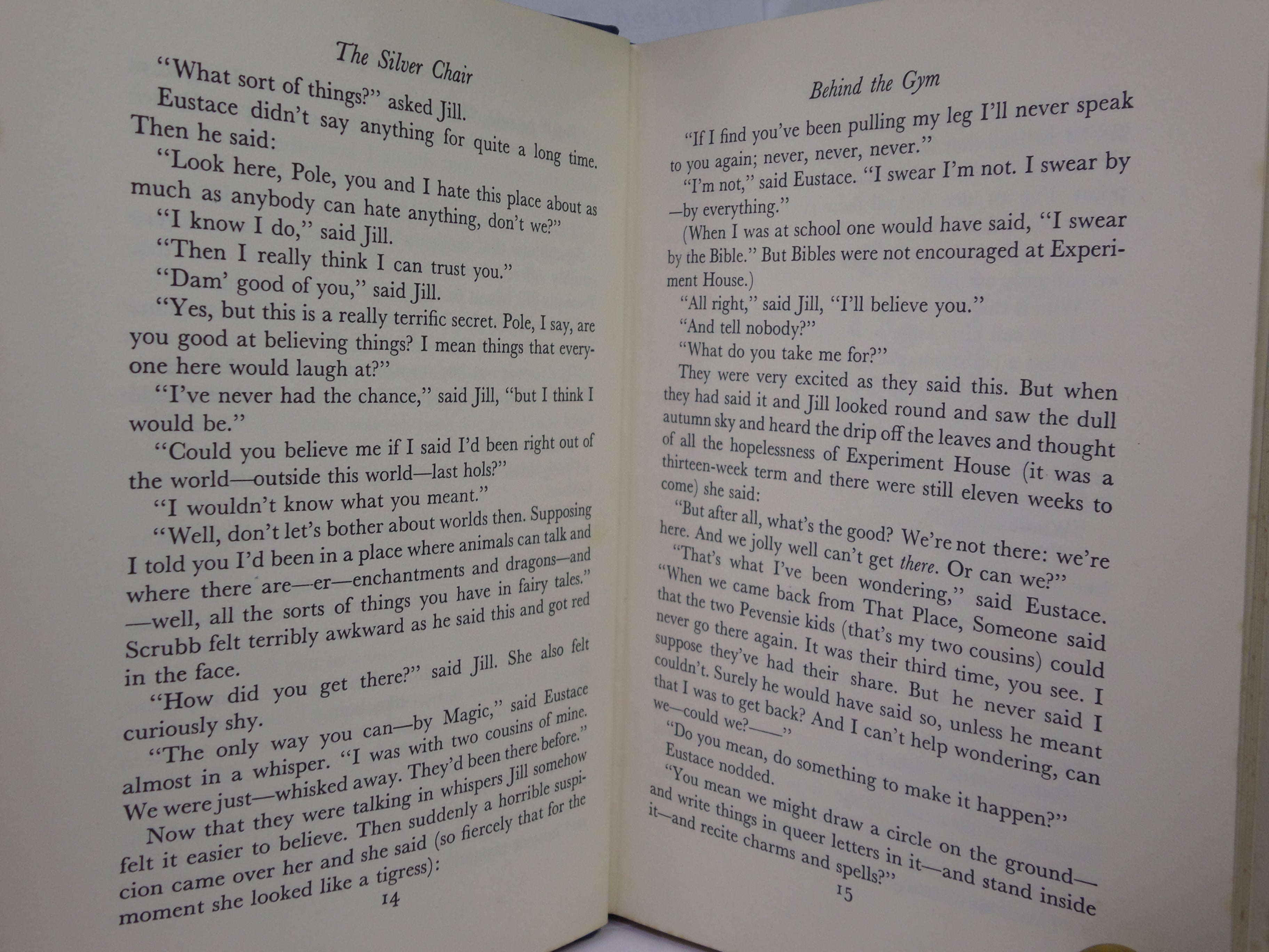 THE SILVER CHAIR BY C. S. LEWIS 1964