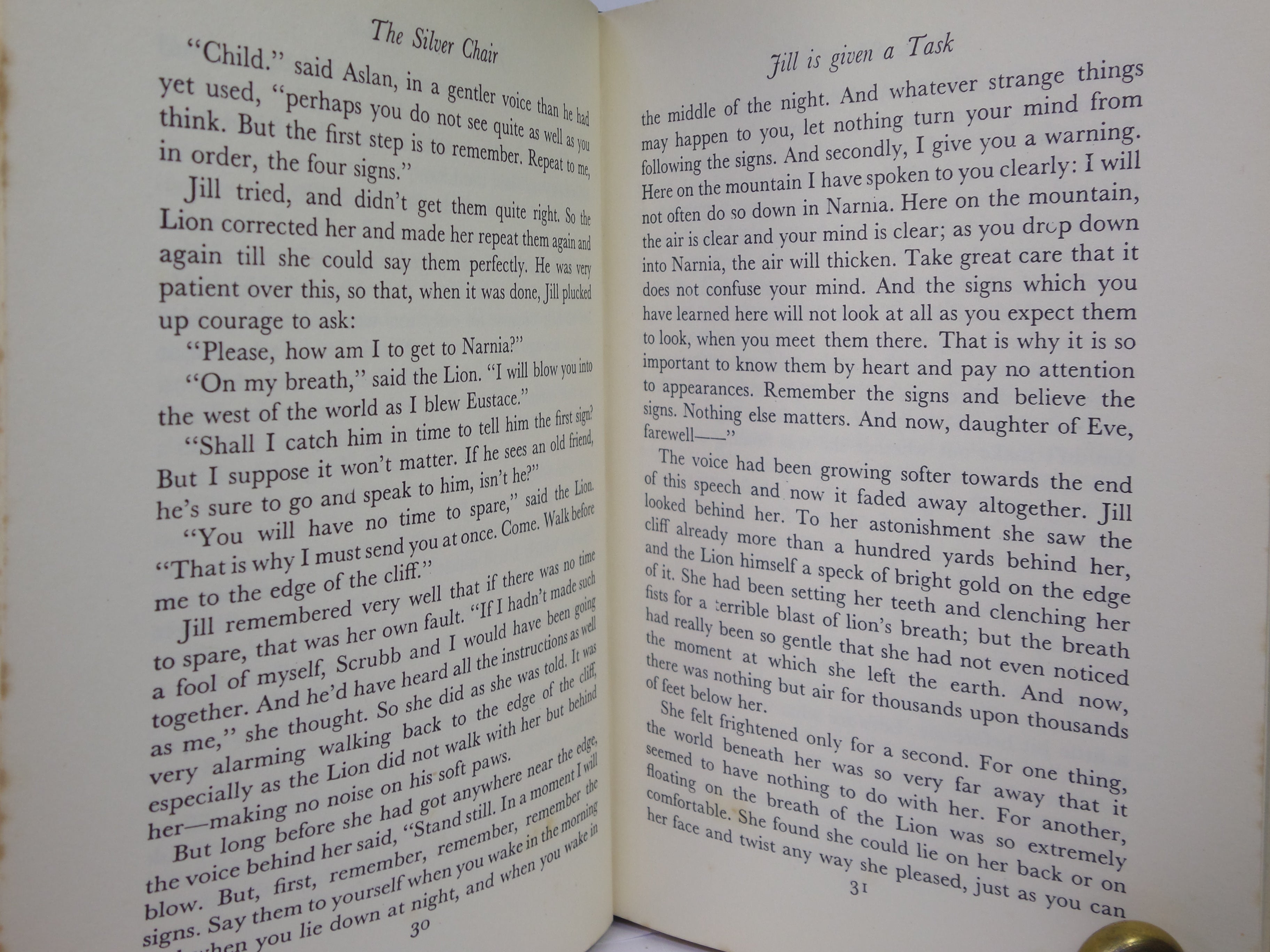 THE SILVER CHAIR BY C. S. LEWIS 1964