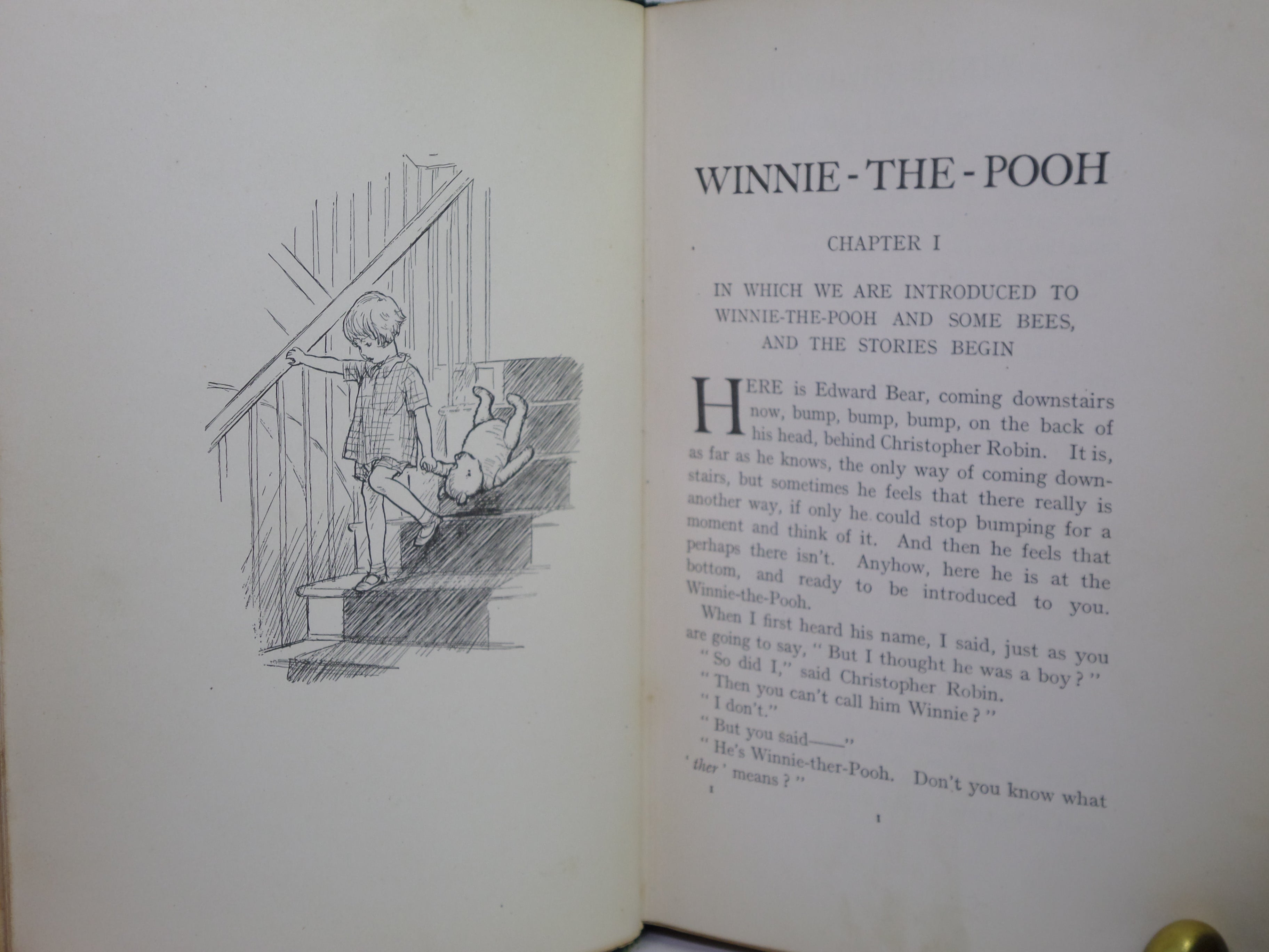 WINNIE-THE-POOH BY A. A. MILNE 1926 FIRST EDITION