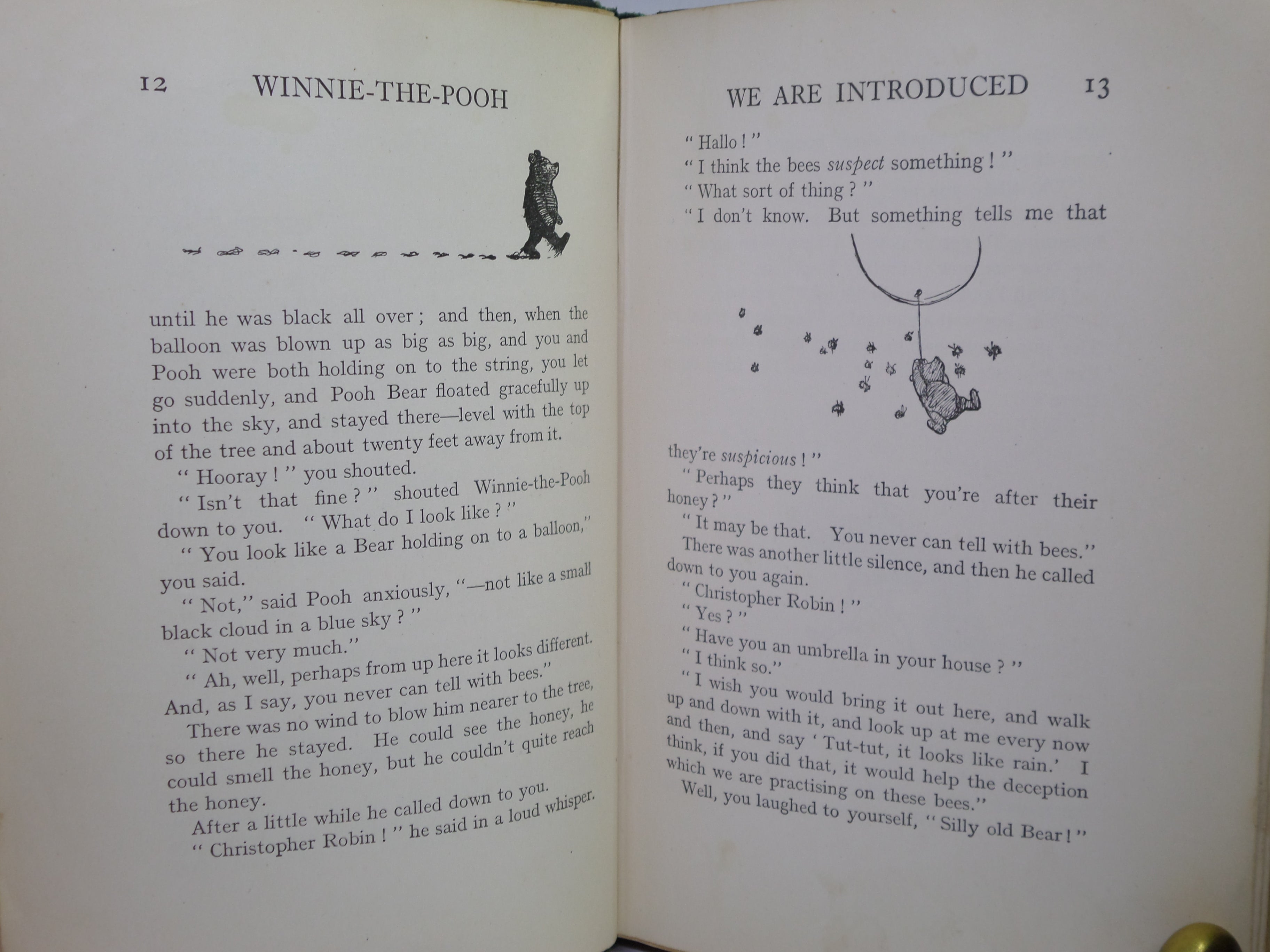 WINNIE-THE-POOH BY A. A. MILNE 1926 FIRST EDITION