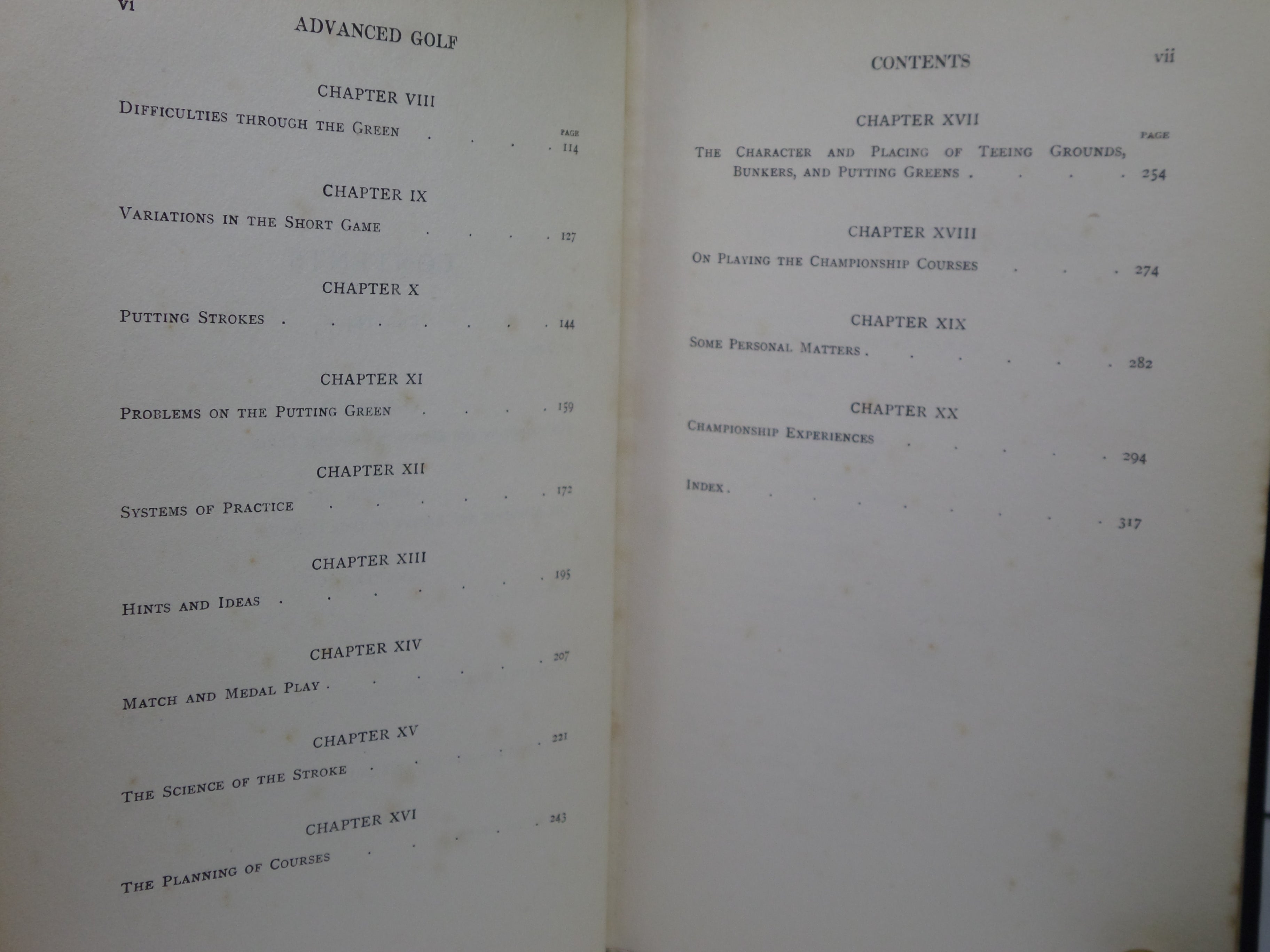 ADVANCED GOLF BY JAMES BRAID 1908 FIRST EDITION