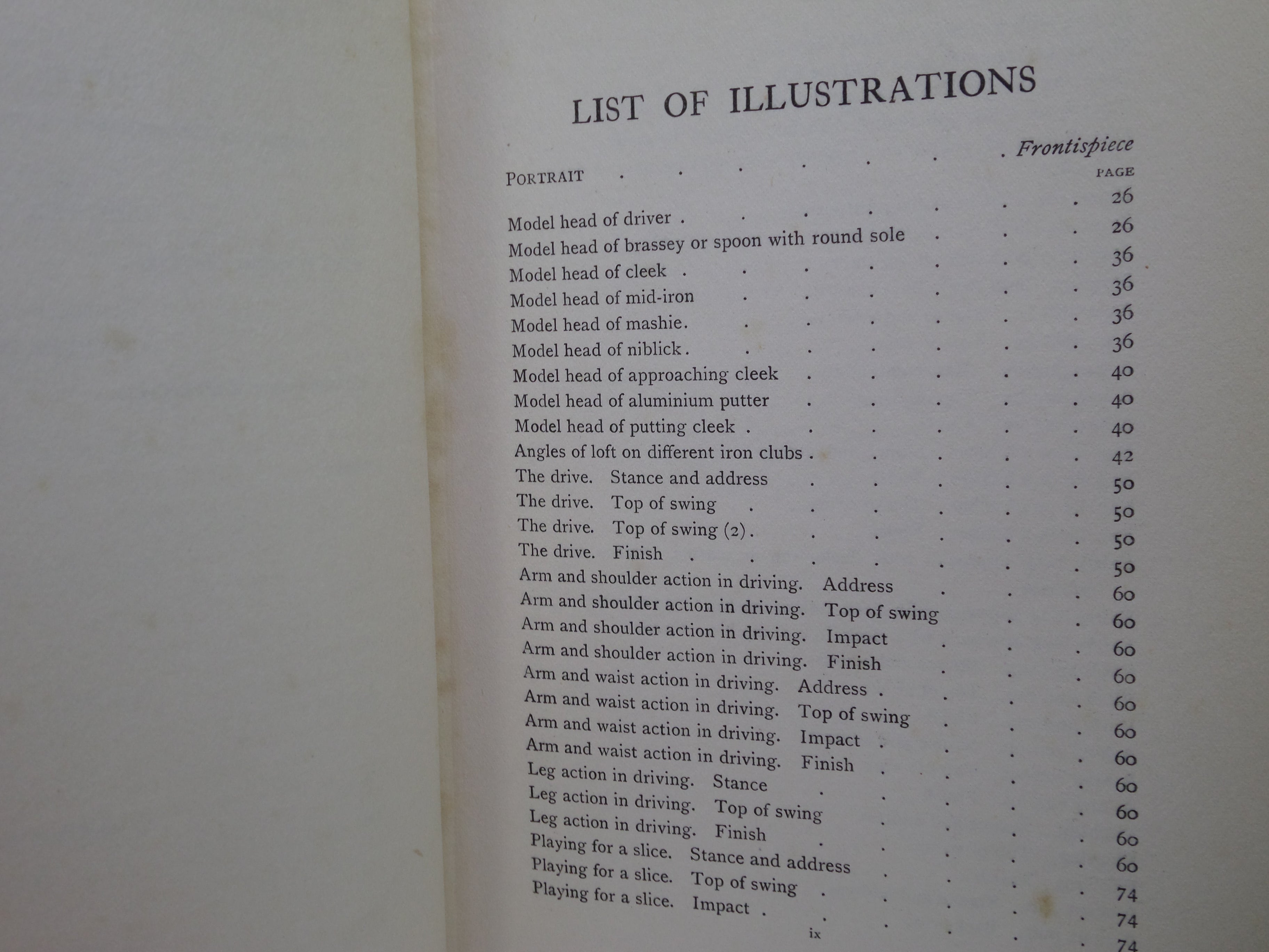 ADVANCED GOLF BY JAMES BRAID 1908 FIRST EDITION