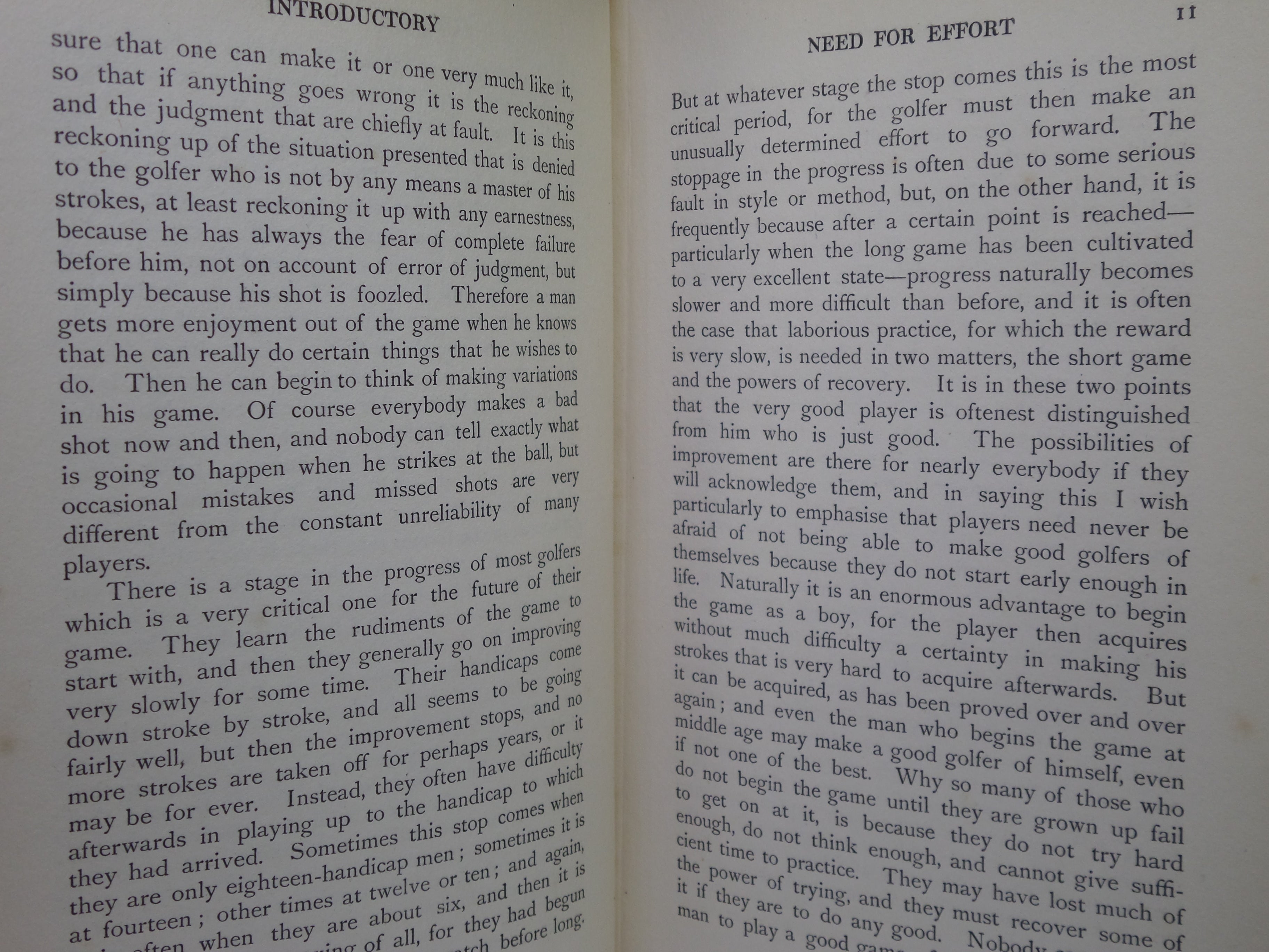 ADVANCED GOLF BY JAMES BRAID 1908 FIRST EDITION