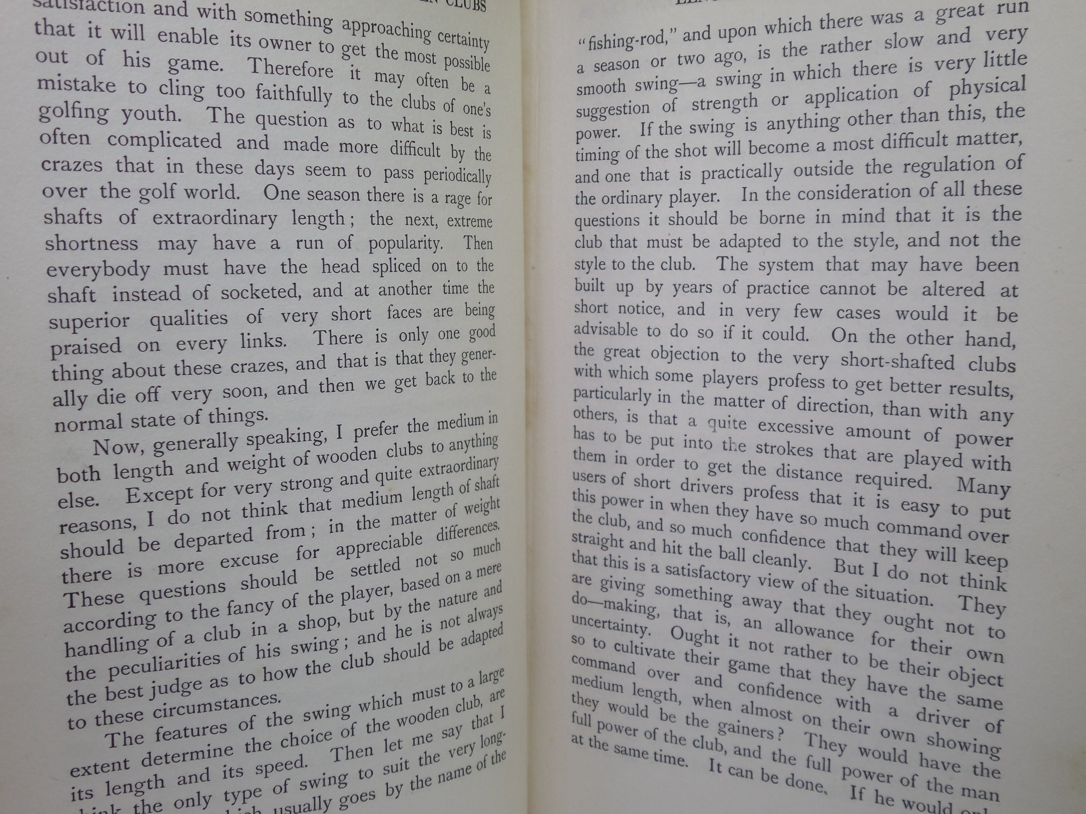 ADVANCED GOLF BY JAMES BRAID 1908 FIRST EDITION