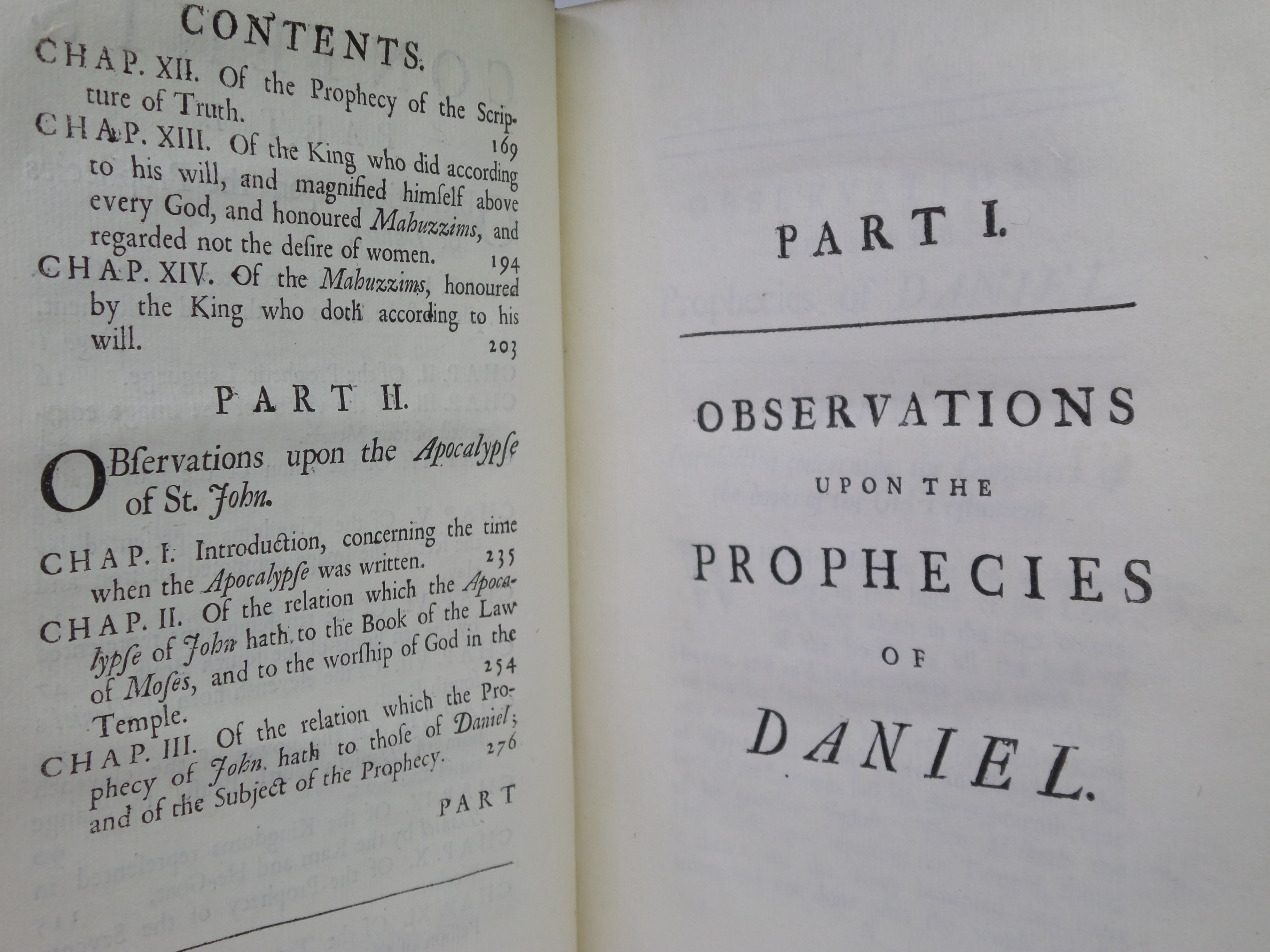 OBSERVATIONS UPON THE PROPHECIES OF DANIEL 1733 SIR ISAAC NEWTON FIRST EDITION