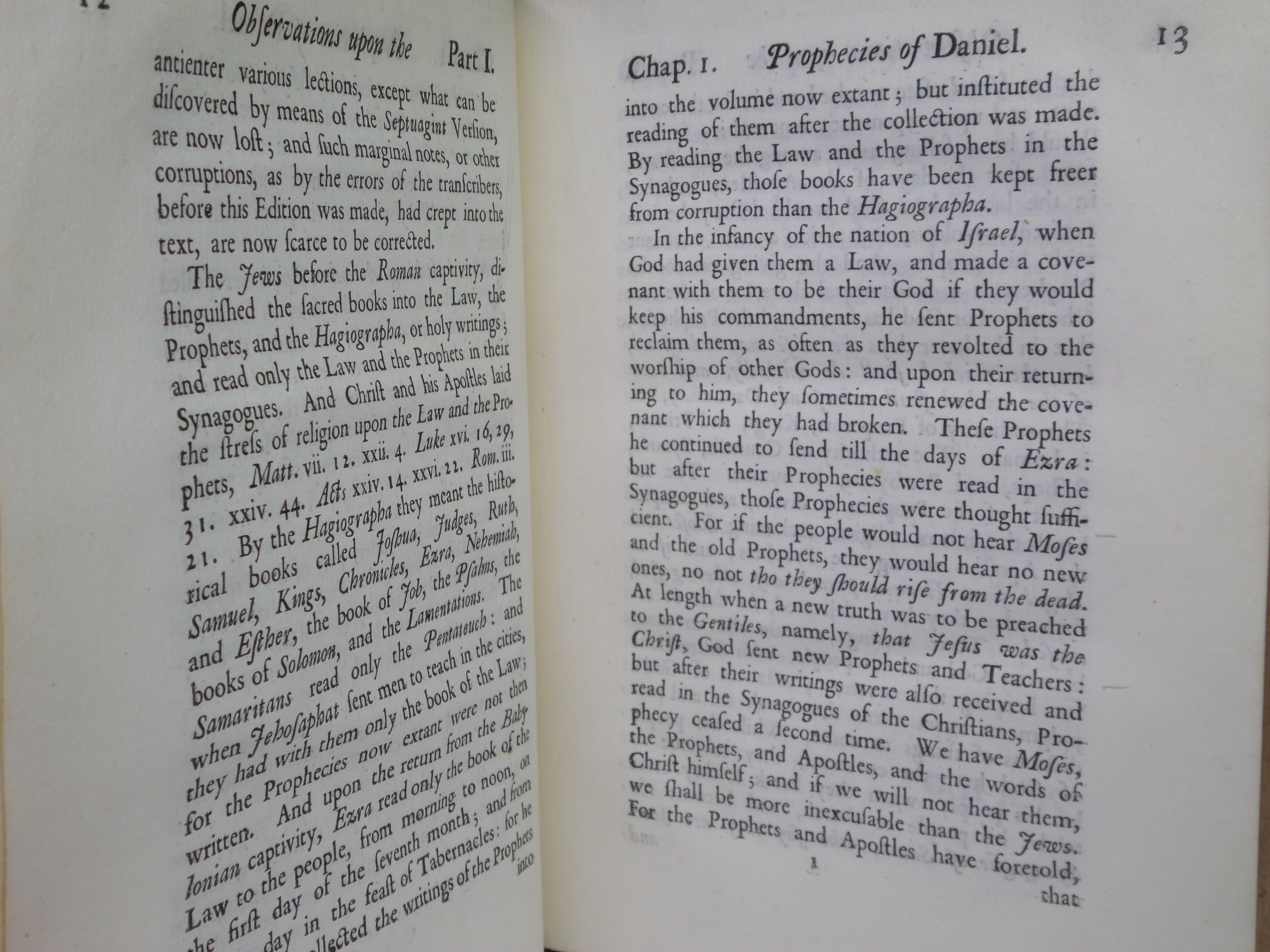 OBSERVATIONS UPON THE PROPHECIES OF DANIEL 1733 SIR ISAAC NEWTON FIRST EDITION