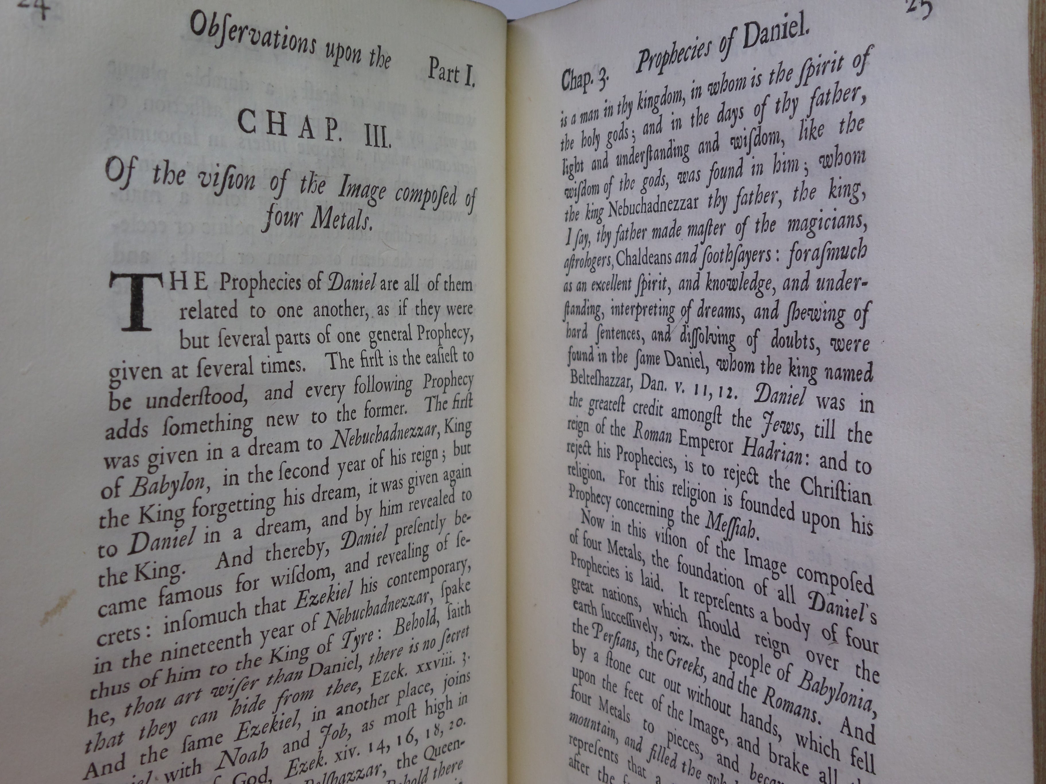 OBSERVATIONS UPON THE PROPHECIES OF DANIEL 1733 SIR ISAAC NEWTON FIRST EDITION