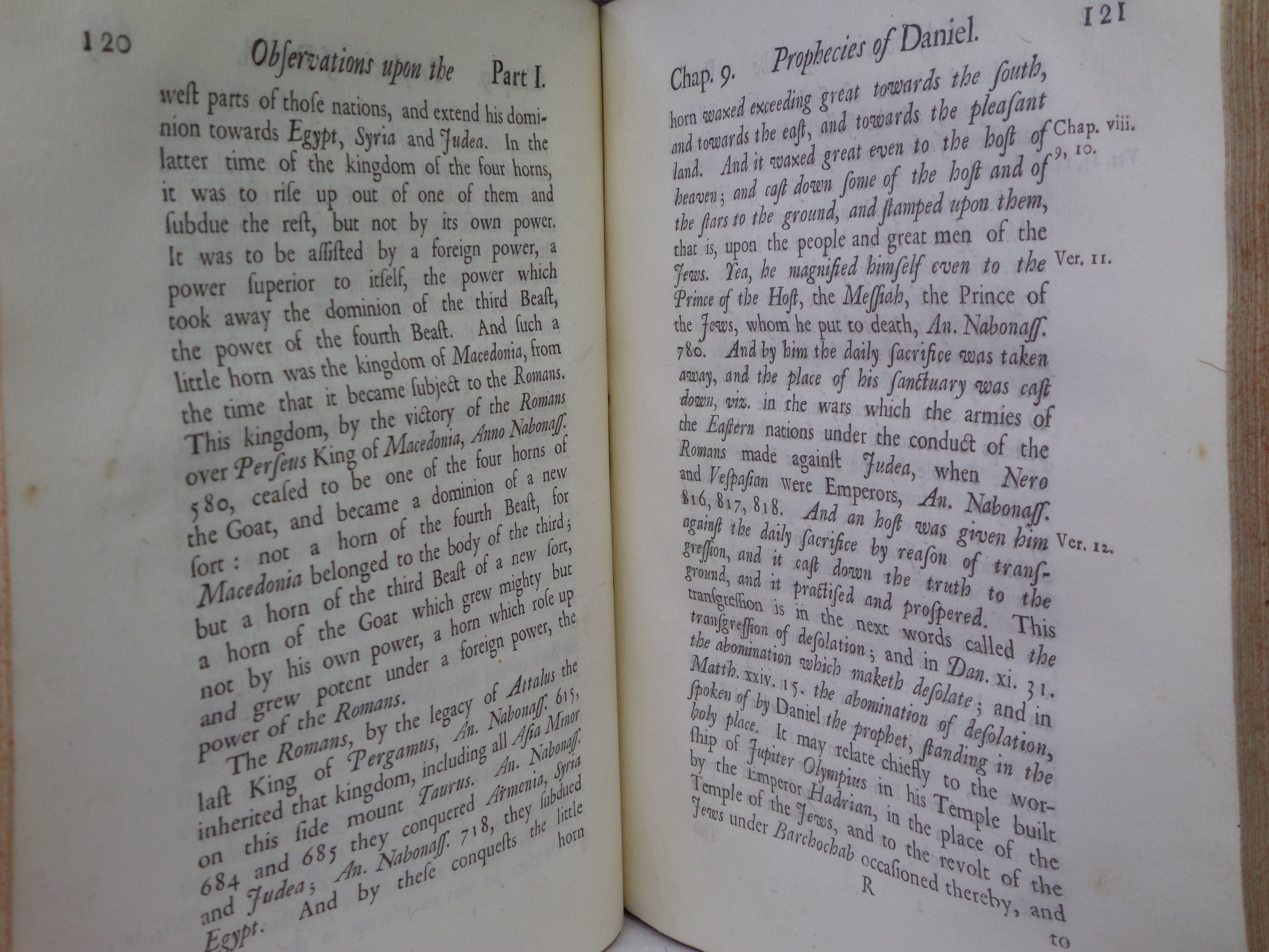 OBSERVATIONS UPON THE PROPHECIES OF DANIEL 1733 SIR ISAAC NEWTON FIRST EDITION