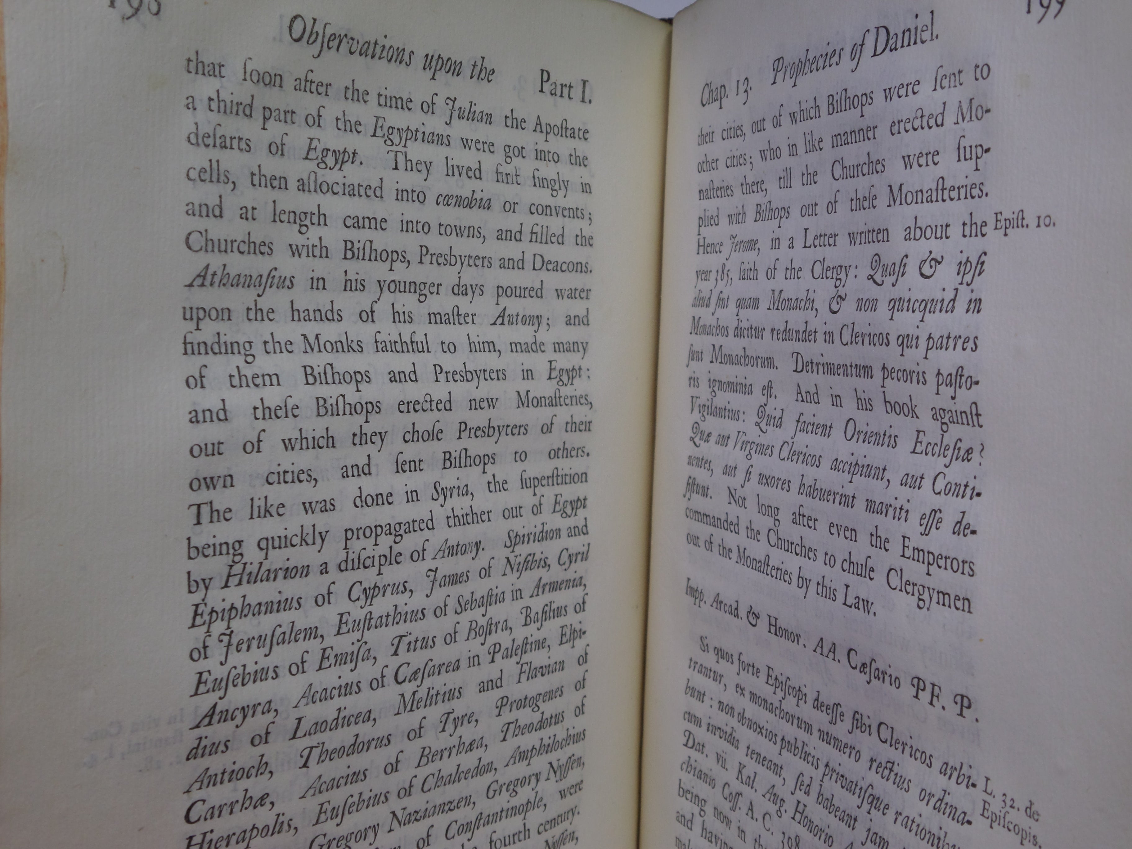 OBSERVATIONS UPON THE PROPHECIES OF DANIEL 1733 SIR ISAAC NEWTON FIRST EDITION
