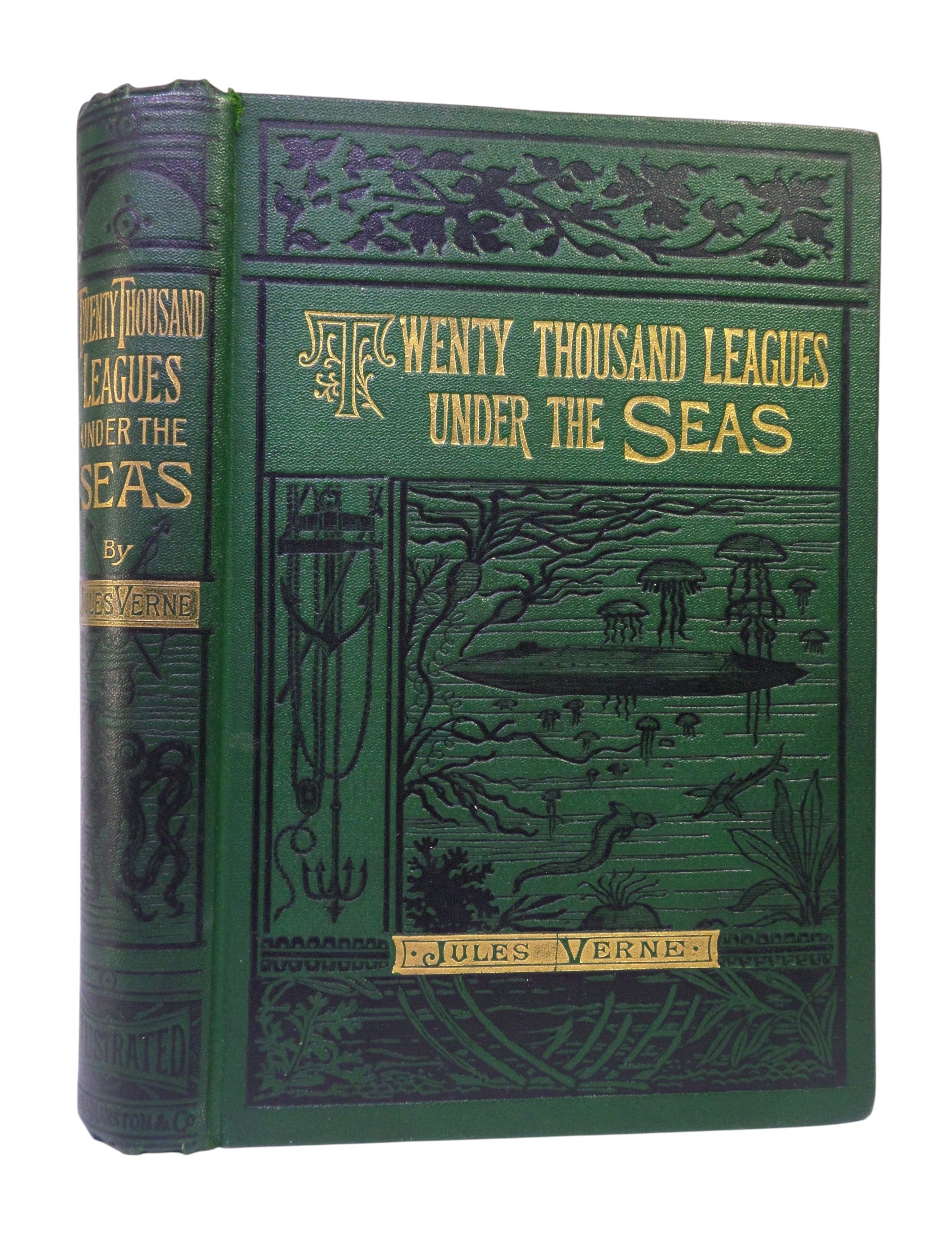 TWENTY THOUSAND LEAGUES UNDER THE SEAS BY JULES VERNE C. 1896
