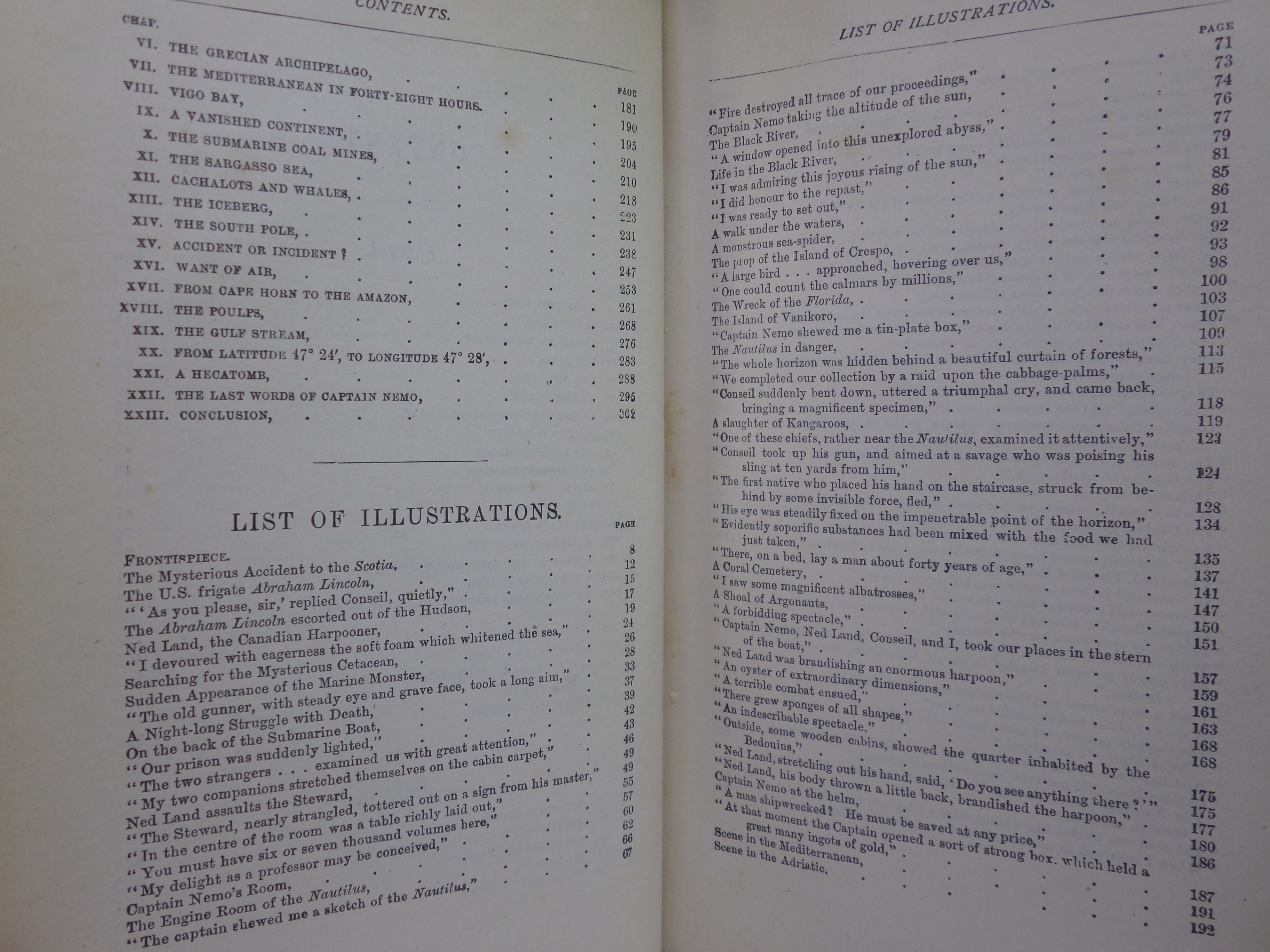 TWENTY THOUSAND LEAGUES UNDER THE SEAS BY JULES VERNE C. 1896