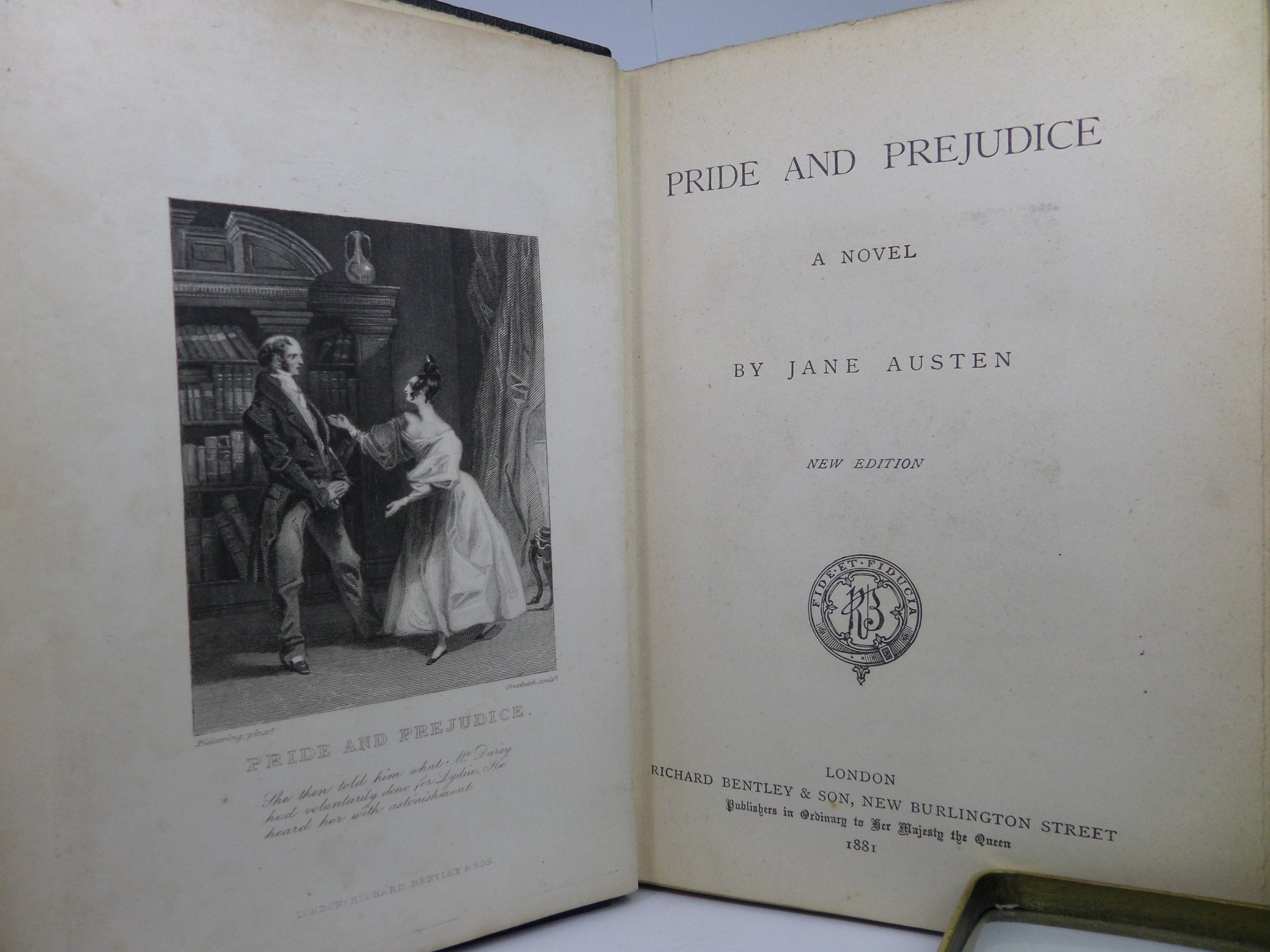 PRIDE AND PREJUDICE BY JANE AUSTEN 1881