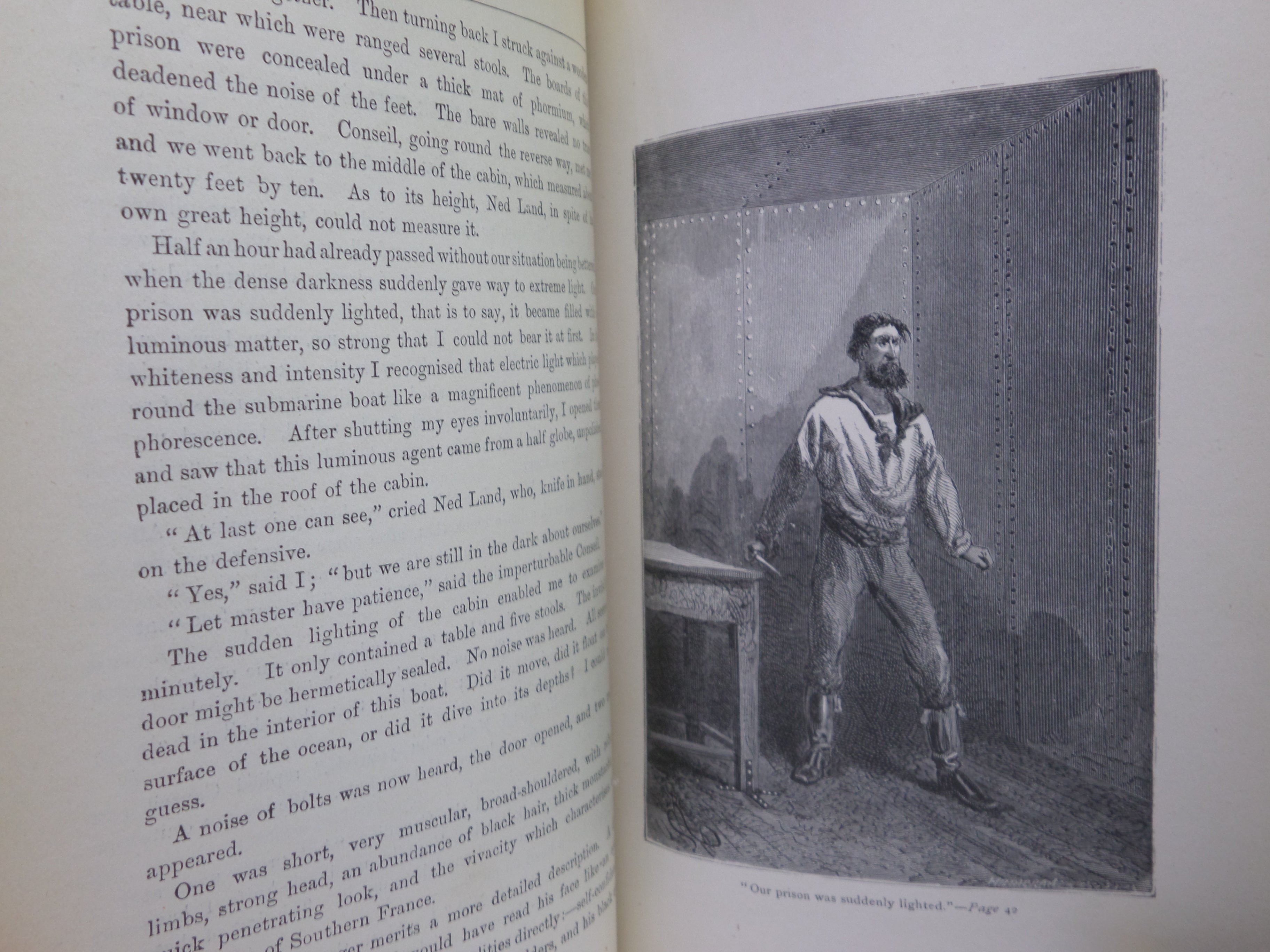 TWENTY THOUSAND LEAGUES UNDER THE SEAS BY JULES VERNE C. 1896