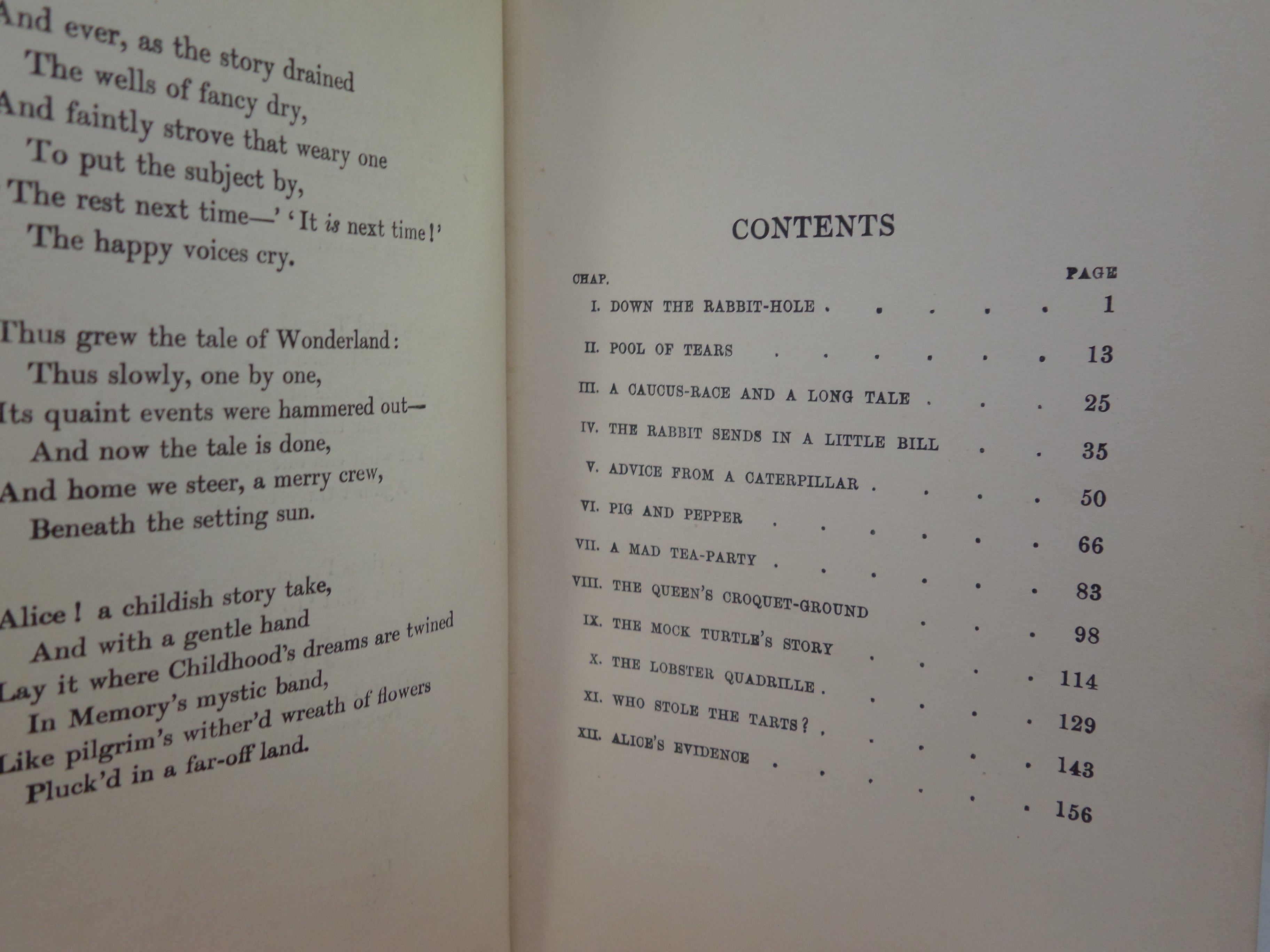 ALICE'S ADVENTURES IN WONDERLAND BY LEWIS CARROLL 1907 THOMAS MAYBANK ILLUSTRATIONS