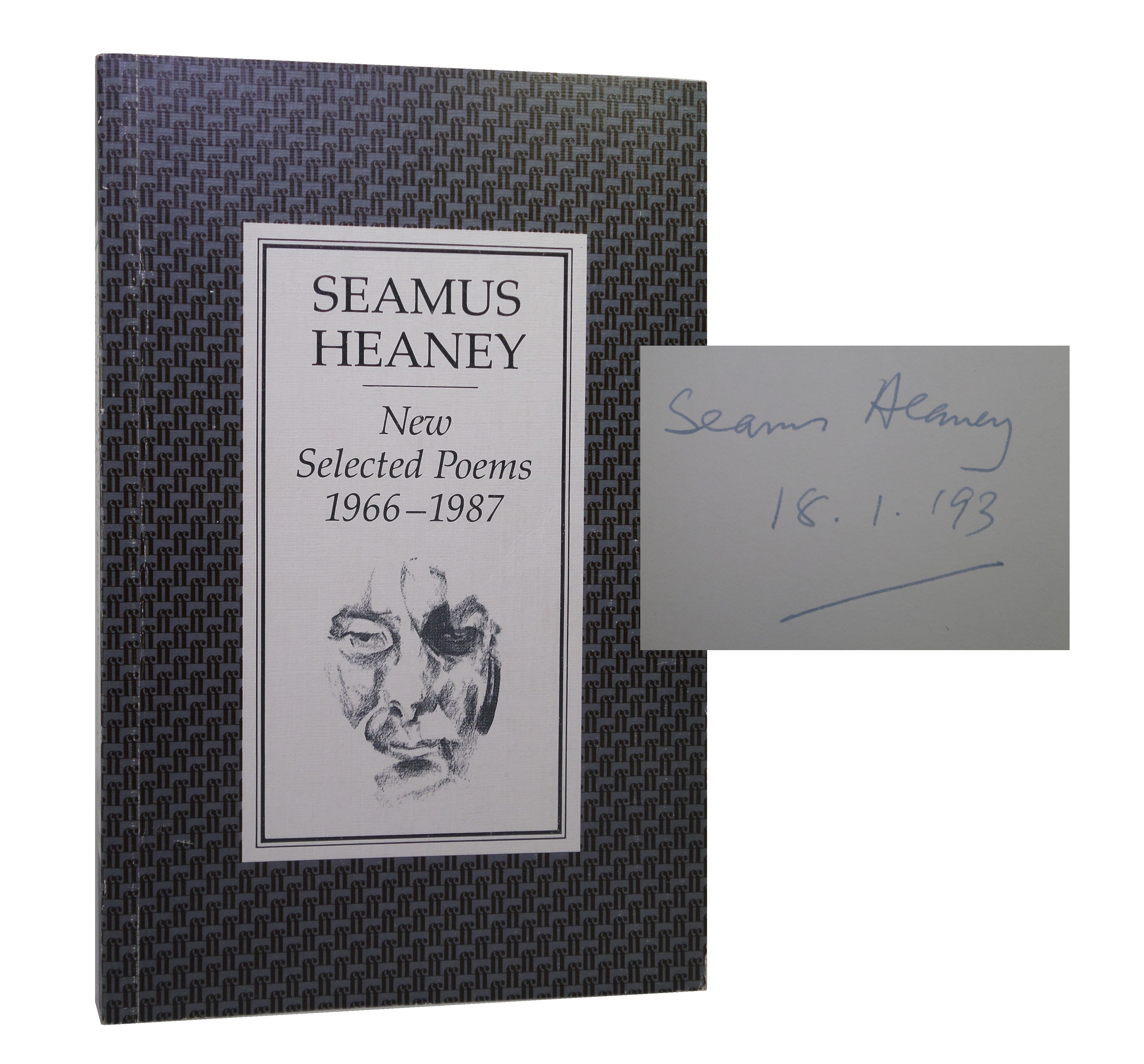 NEW SELECTED POEMS 1966-1987 BY SEAMUS HEANEY 1990 SIGNED BY AUTHOR