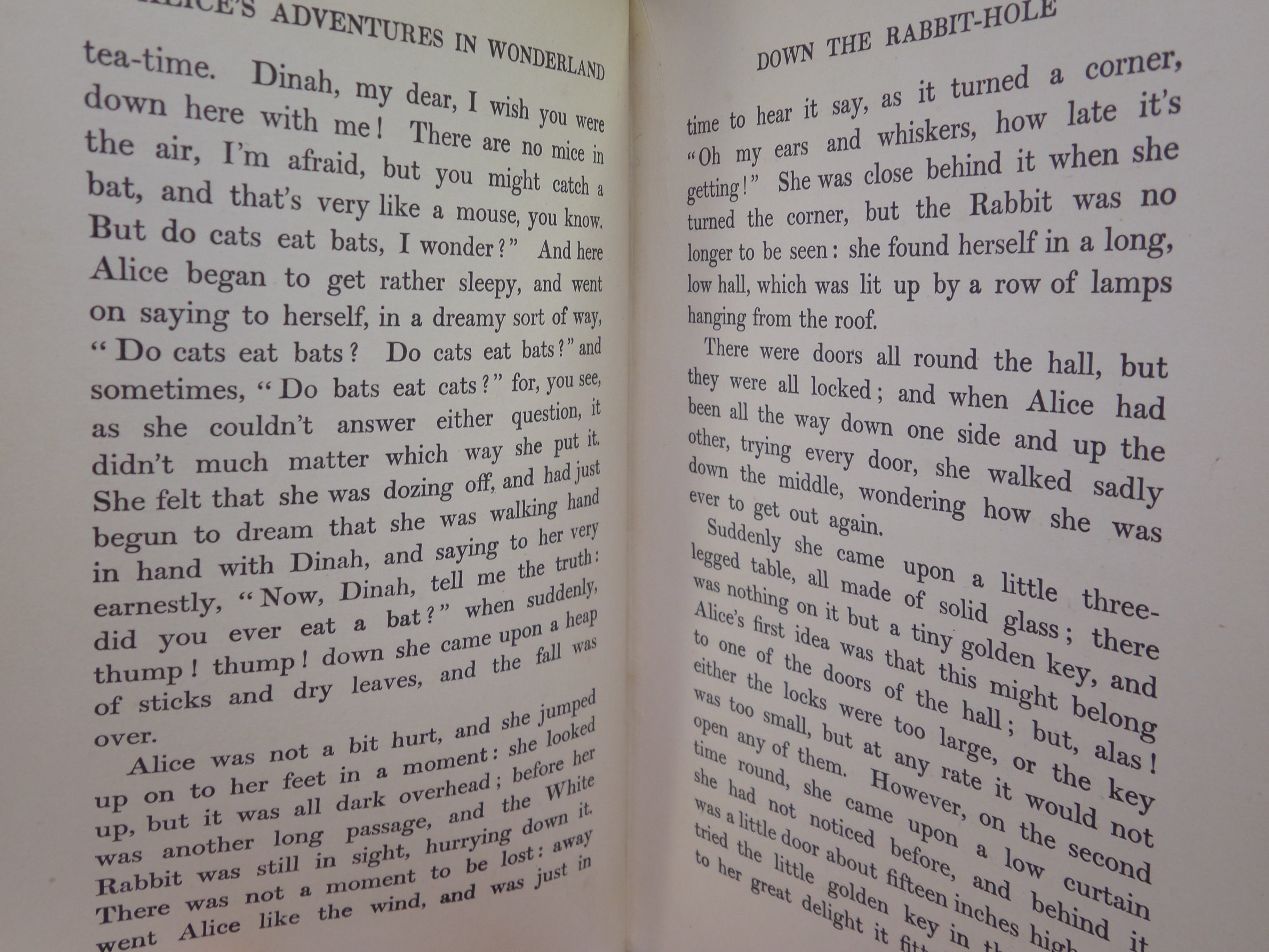 ALICE'S ADVENTURES IN WONDERLAND BY LEWIS CARROLL 1907 THOMAS MAYBANK ILLUSTRATIONS