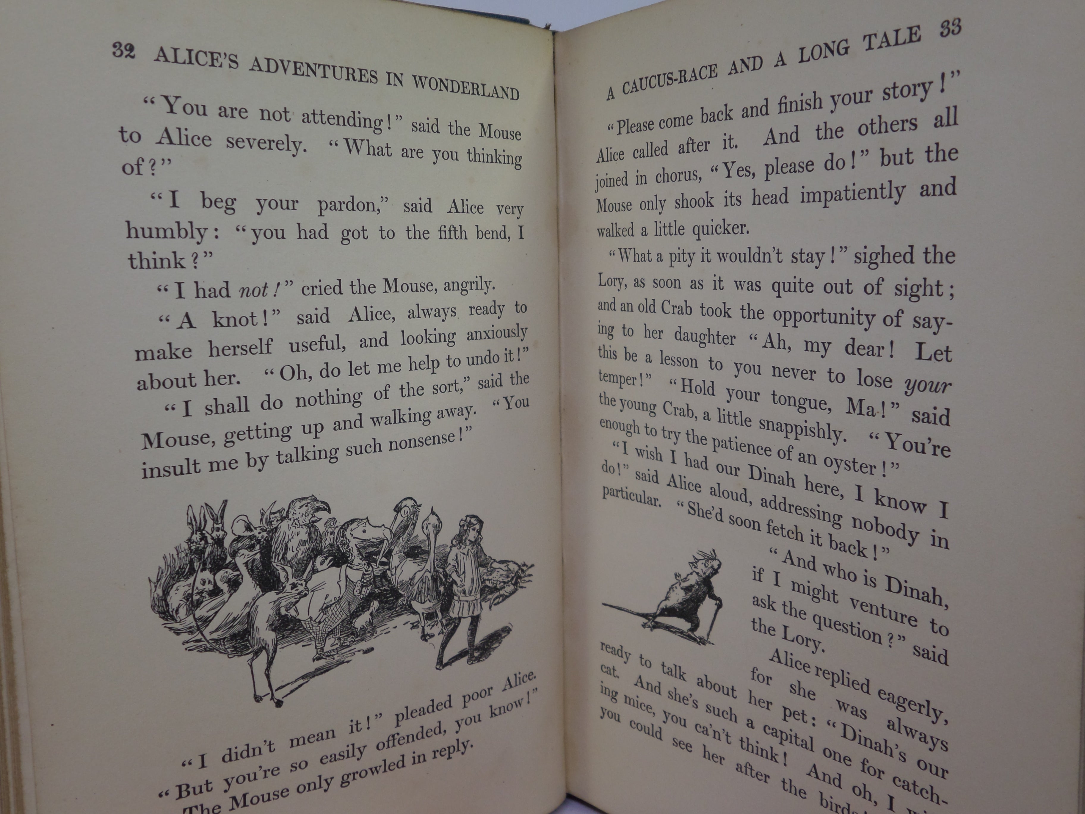 ALICE'S ADVENTURES IN WONDERLAND BY LEWIS CARROLL 1907 THOMAS MAYBANK ILLUSTRATIONS