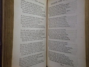 POEMS WRITTEN BY SHAKESPEARE 1774 LEATHER BINDING