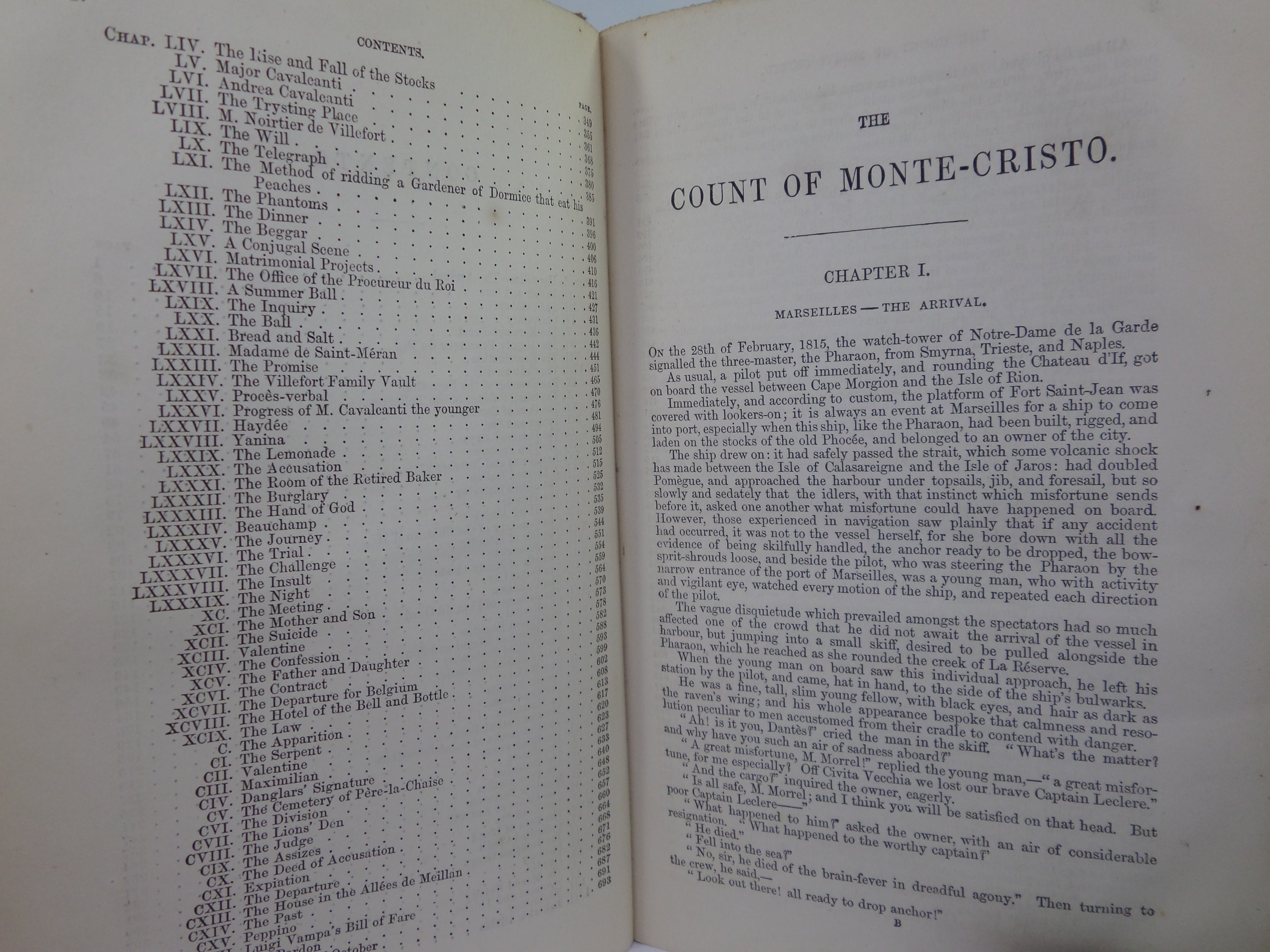 THE COUNT OF MONTE-CRISTO BY ALEXANDRE DUMAS 1871 ILLUSTRATED