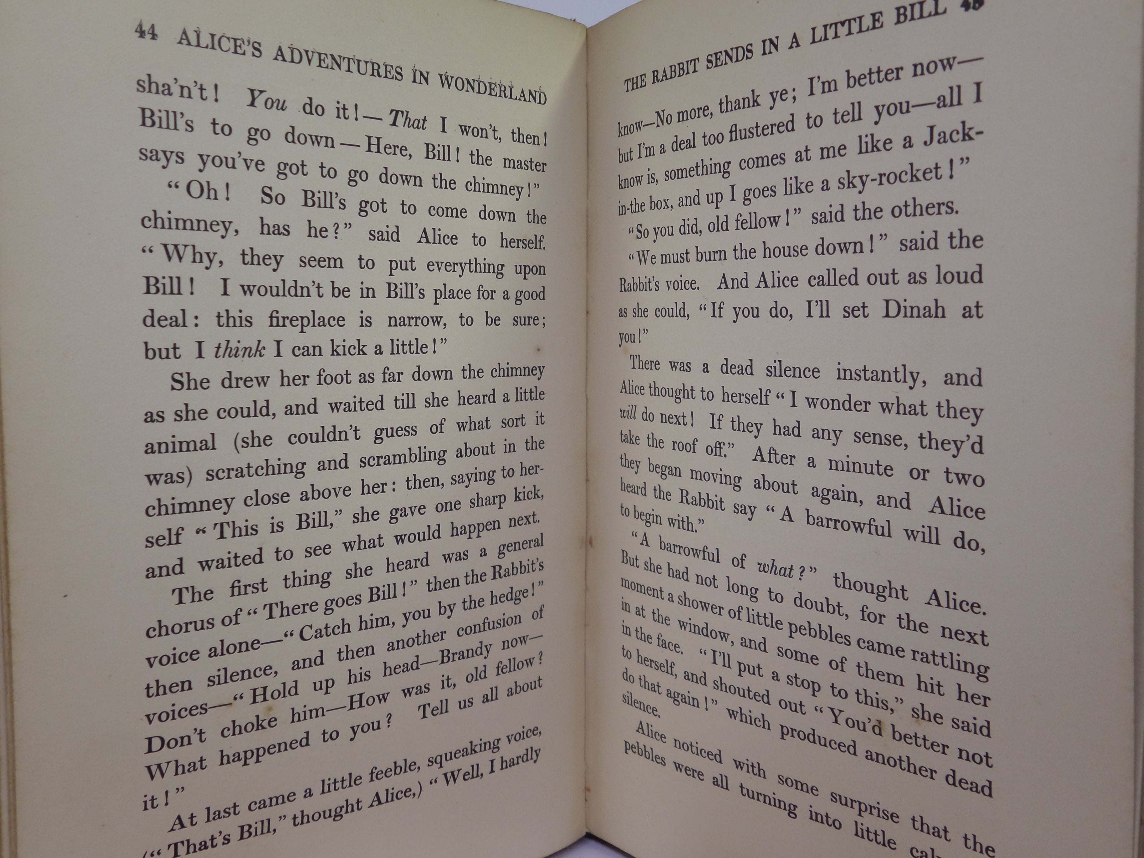 ALICE'S ADVENTURES IN WONDERLAND BY LEWIS CARROLL 1907 THOMAS MAYBANK ILLUSTRATIONS