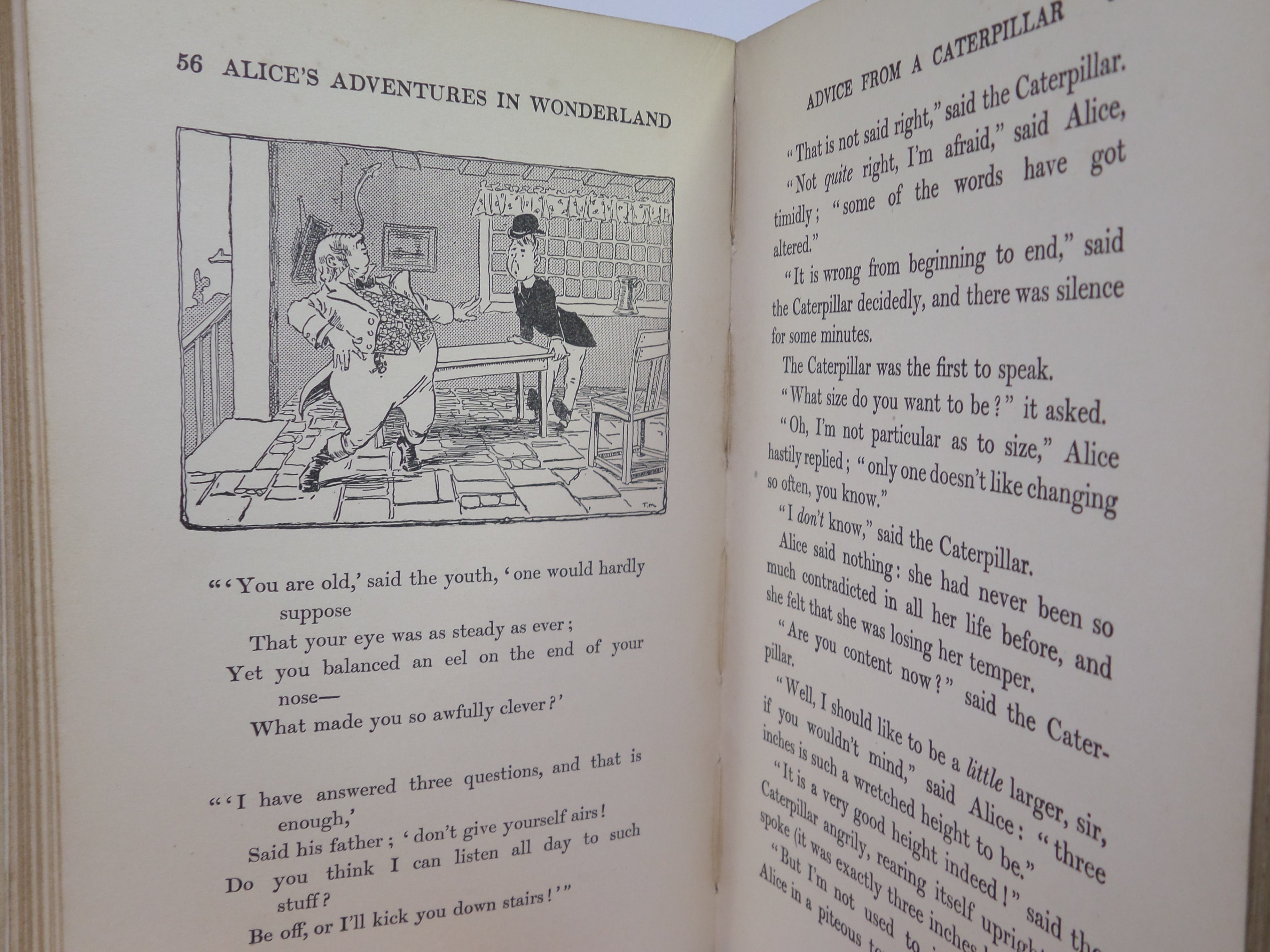 ALICE'S ADVENTURES IN WONDERLAND BY LEWIS CARROLL 1907 THOMAS MAYBANK ILLUSTRATIONS