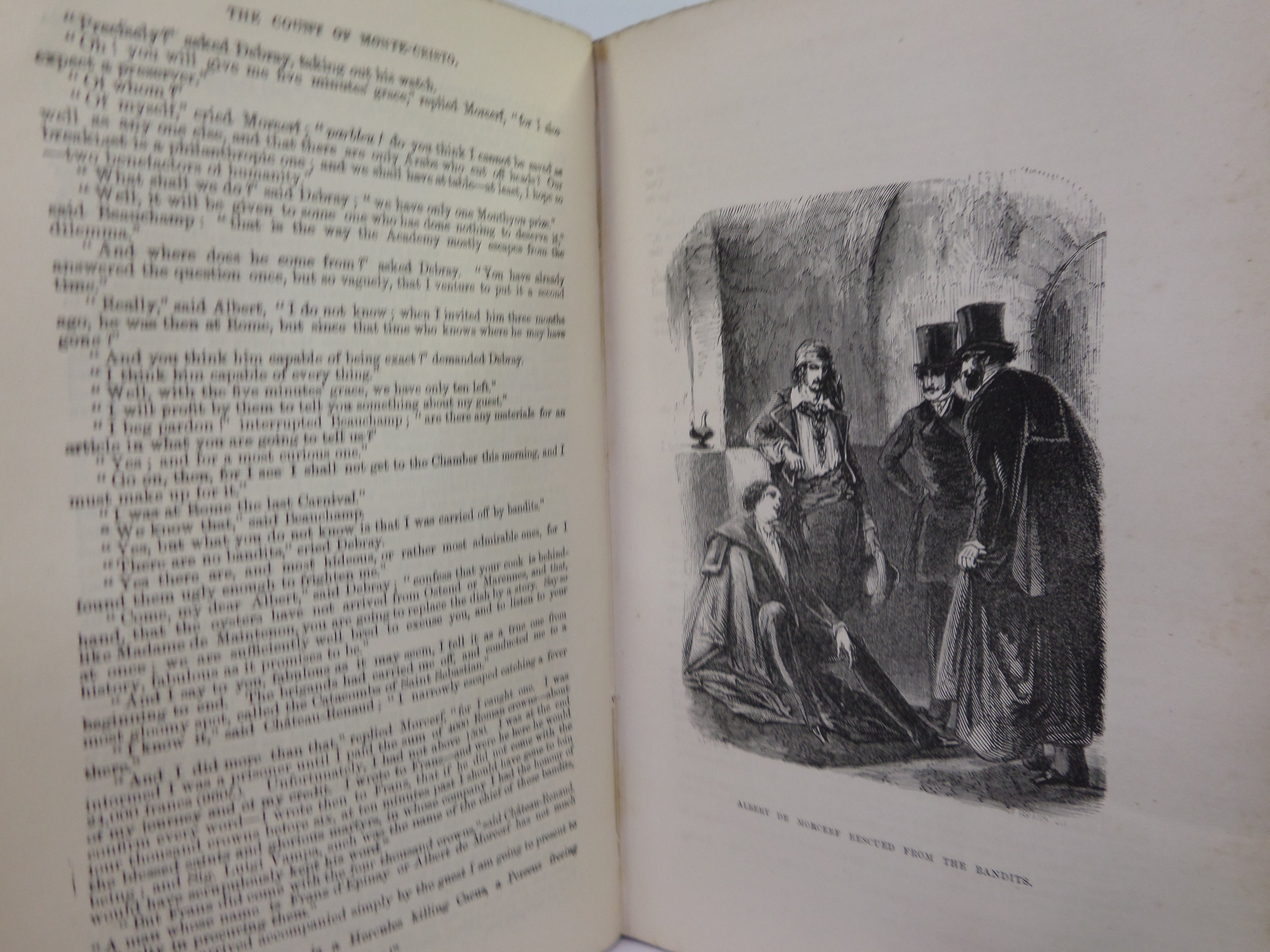 THE COUNT OF MONTE-CRISTO BY ALEXANDRE DUMAS 1871 ILLUSTRATED – MFR