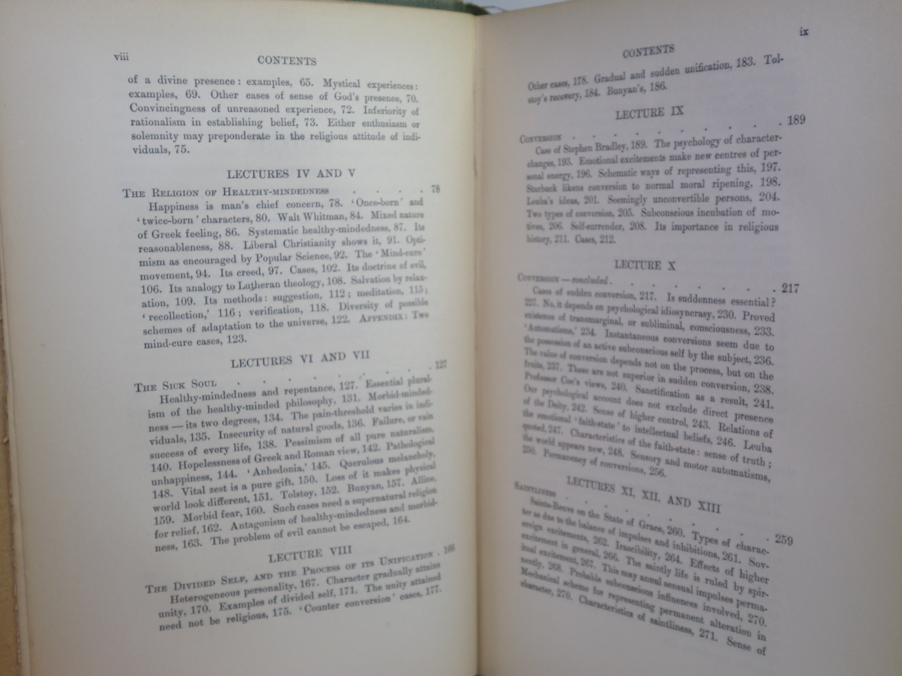 THE VARIETIES OF RELIGIOUS EXPERIENCE BY WILLIAM JAMES 1902 FIRST EDITION