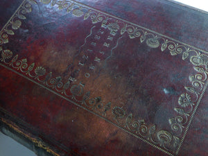 THE BOOK OF COMMON PRAYER & THE WHOLE BOOK OF PSALMS 1726-27 LEATHER BINDING