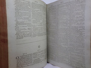 A DICTIONARY OF THE ENGLISH LANGUAGE BY SAMUEL JOHNSON 1785 LEATHER BOUND