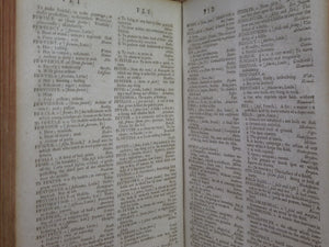 A DICTIONARY OF THE ENGLISH LANGUAGE BY SAMUEL JOHNSON 1794 LEATHER BOUND