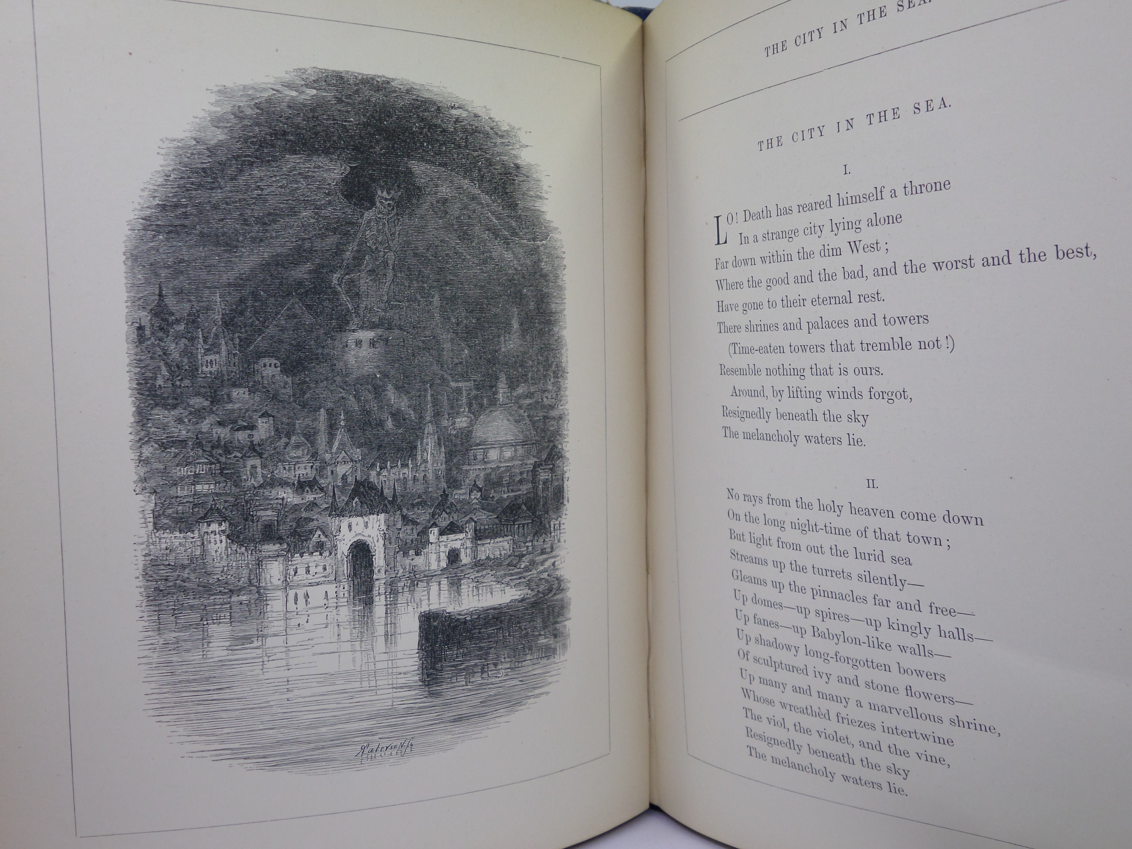 THE POETICAL WORKS OF EDGAR ALLAN POE 1872 ILLUSTRATED