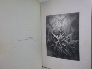 PARADISE LOST BY JOHN MILTON C.1890 GUSTAVE DORÉ ILLUSTRATIONS, FINE BINDING