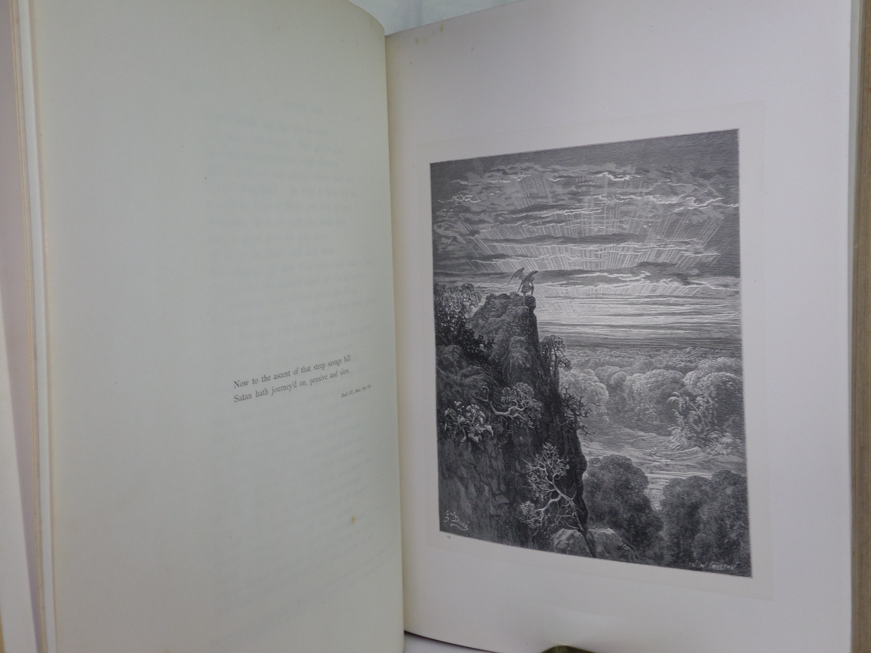 PARADISE LOST BY JOHN MILTON C.1890 GUSTAVE DORÉ ILLUSTRATIONS, FINE BINDING