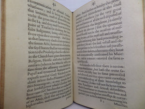 DECLARATION OF THE JUST CAUSES OF HIS MAJESTIES PROCEEDING AGAINST THOSE... 1606