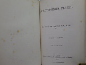 INSECTIVOROUS PLANTS BY CHARLES DARWIN 1875