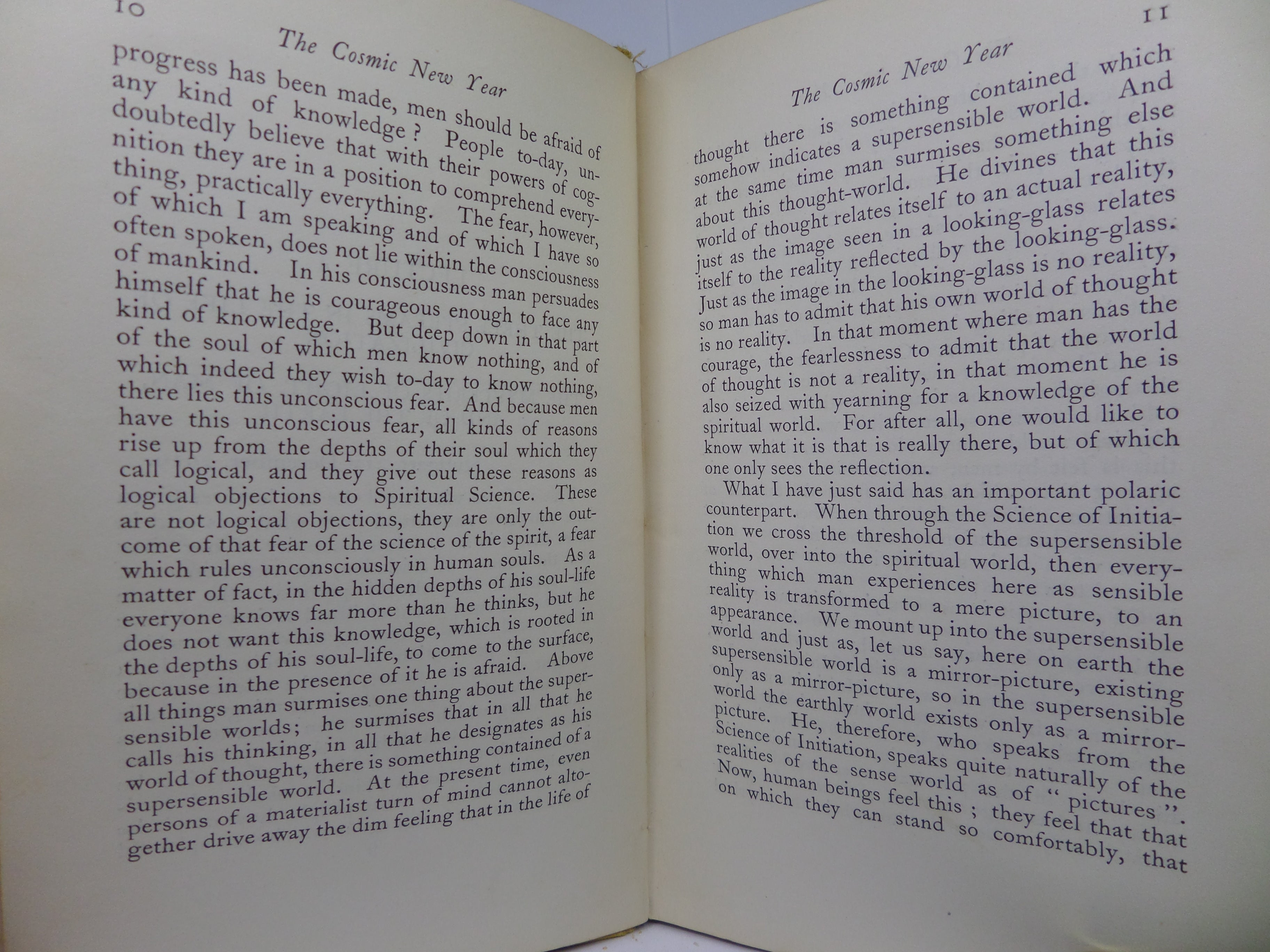 THE COSMIC NEW YEAR: A COURSE OF LECTURES BY RUDOLF STEINER 1932