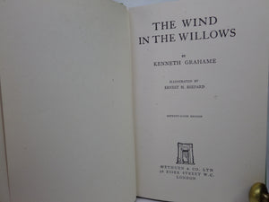 THE WIND IN THE WILLOWS BY KENNETH GRAHAME 1944 ILLUSTRATED EDITION